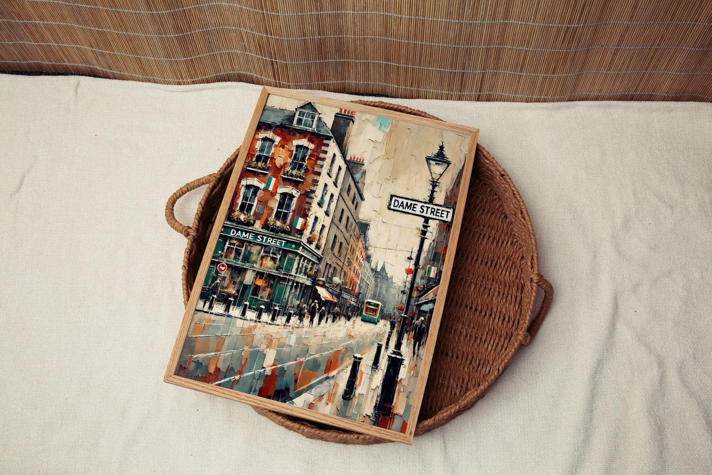 Dame Street Wall Art Dublin Print Europe Travel Poster Dublin Souvenir City Gift Modern Urban Decor