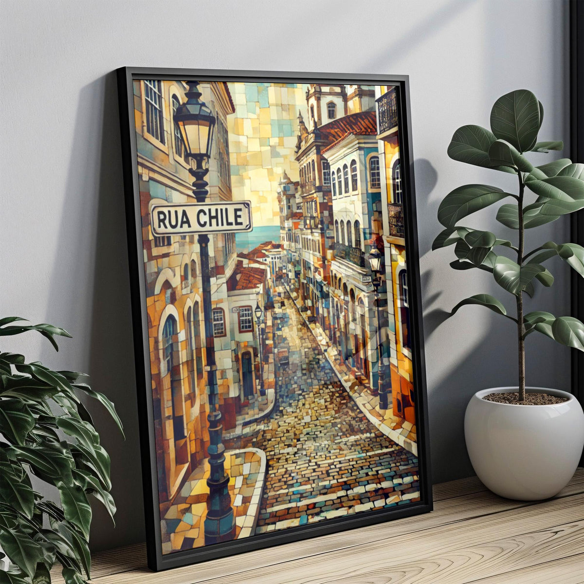 Rua Chile Art Print - Salvador, Brazil