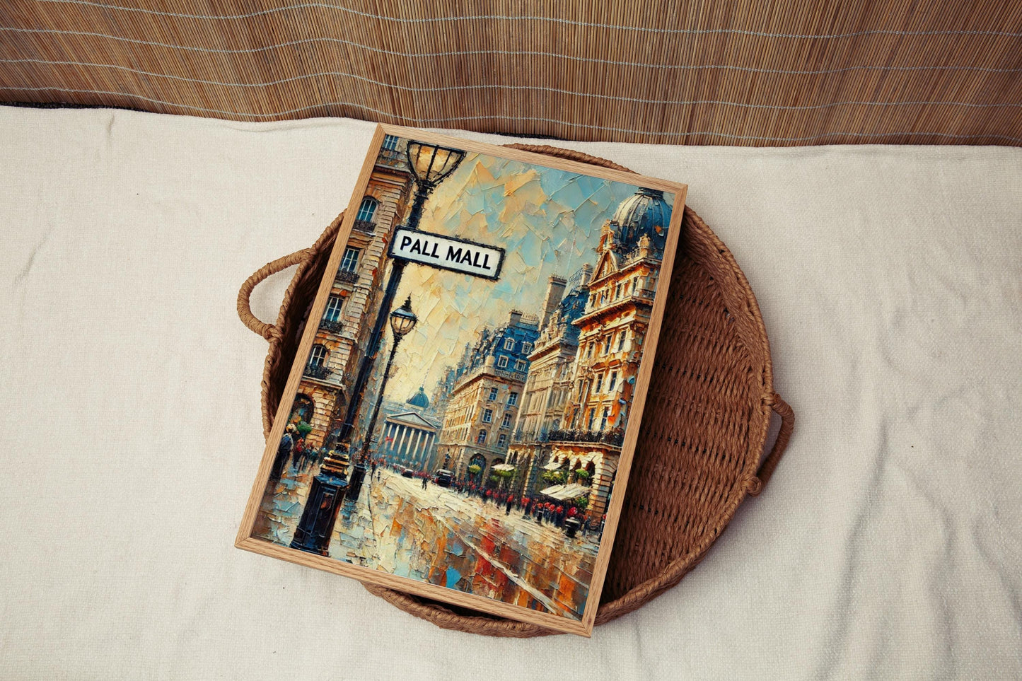 London Pall Mall Wall Art Print - Travel Poster, UK Home Decor, London Gift,Housewarming Present, United Kingdom Art, Cityscape Illustration