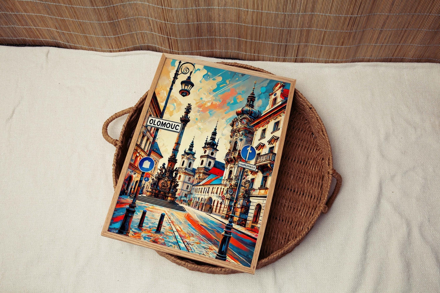 Olomouc Art Print - Czech Republic City Wall Art, Travel Poster, Housewarming Gift, Olomouc Travel Decor