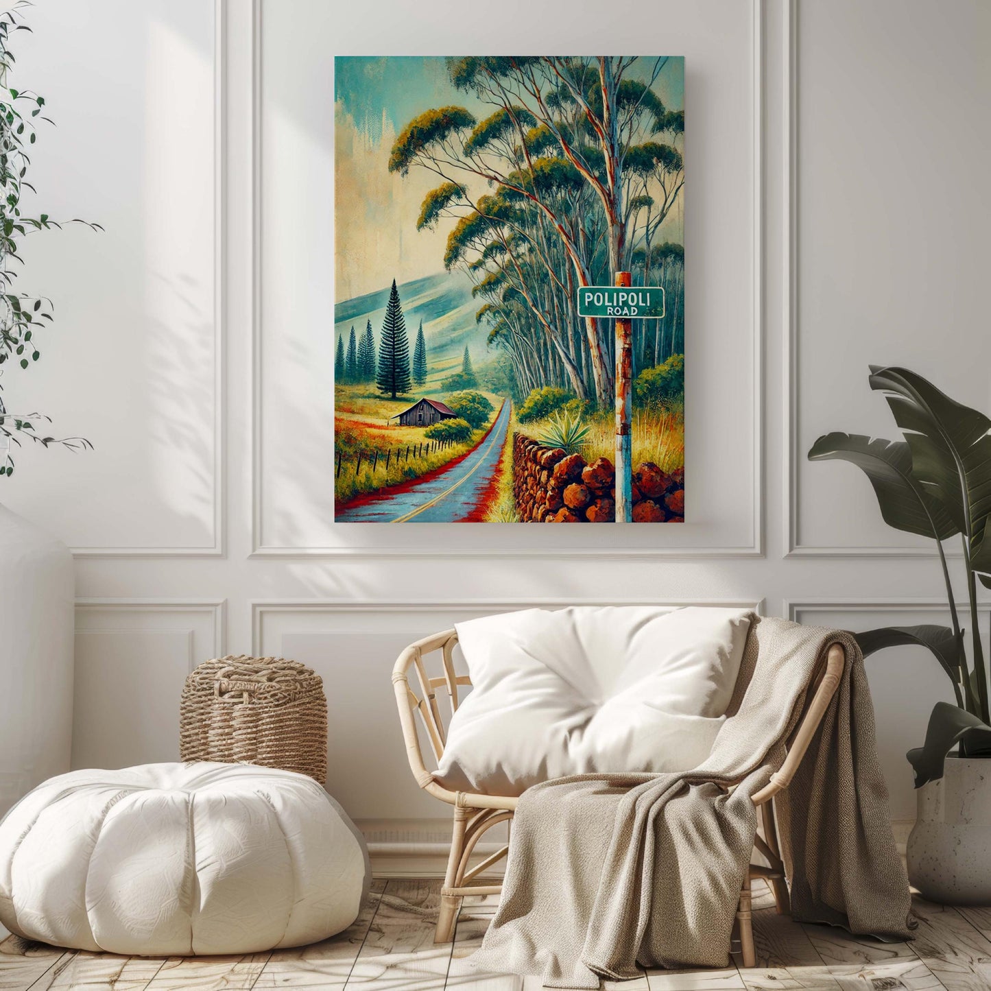 Polipoli Road Print Maui Wall Art, Travel Poster, Hawaii Artwork, Kula Gift, Housewarming Decor, Scenic Landscape, Tropical Home Accent