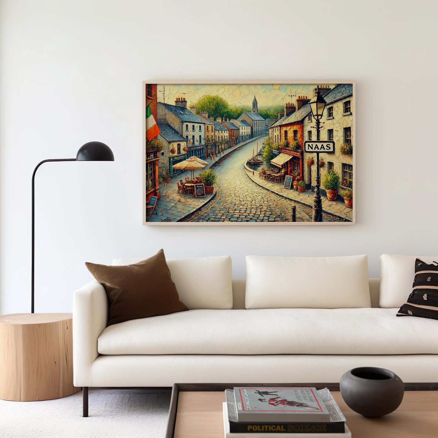 Naas Art Print – Ireland City Wall Art, Travel Poster, Housewarming Gift, European Decor, Naas Map Artwork, Irish Travel Gift