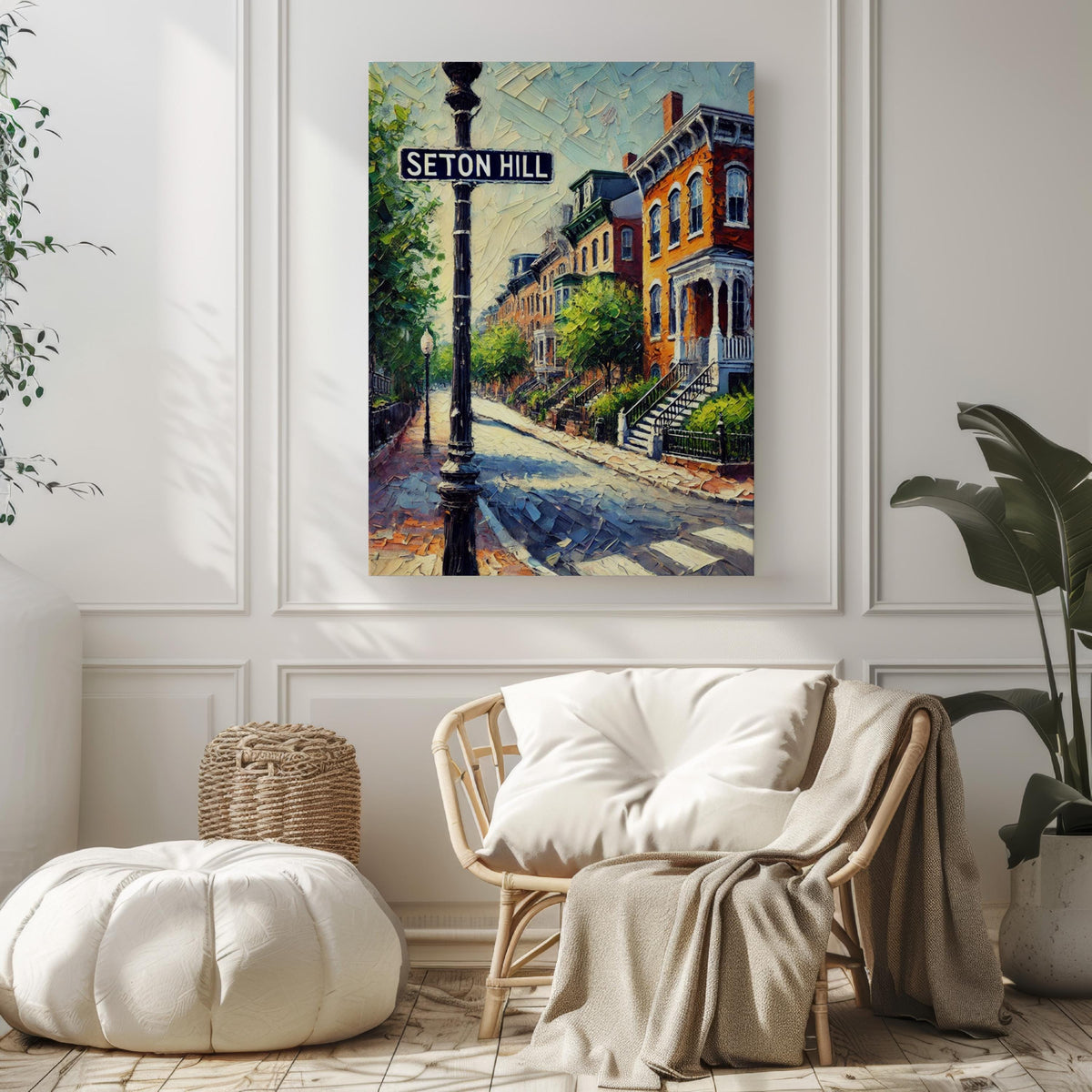 Seton Hill Wall Art - Baltimore, Maryland, USA