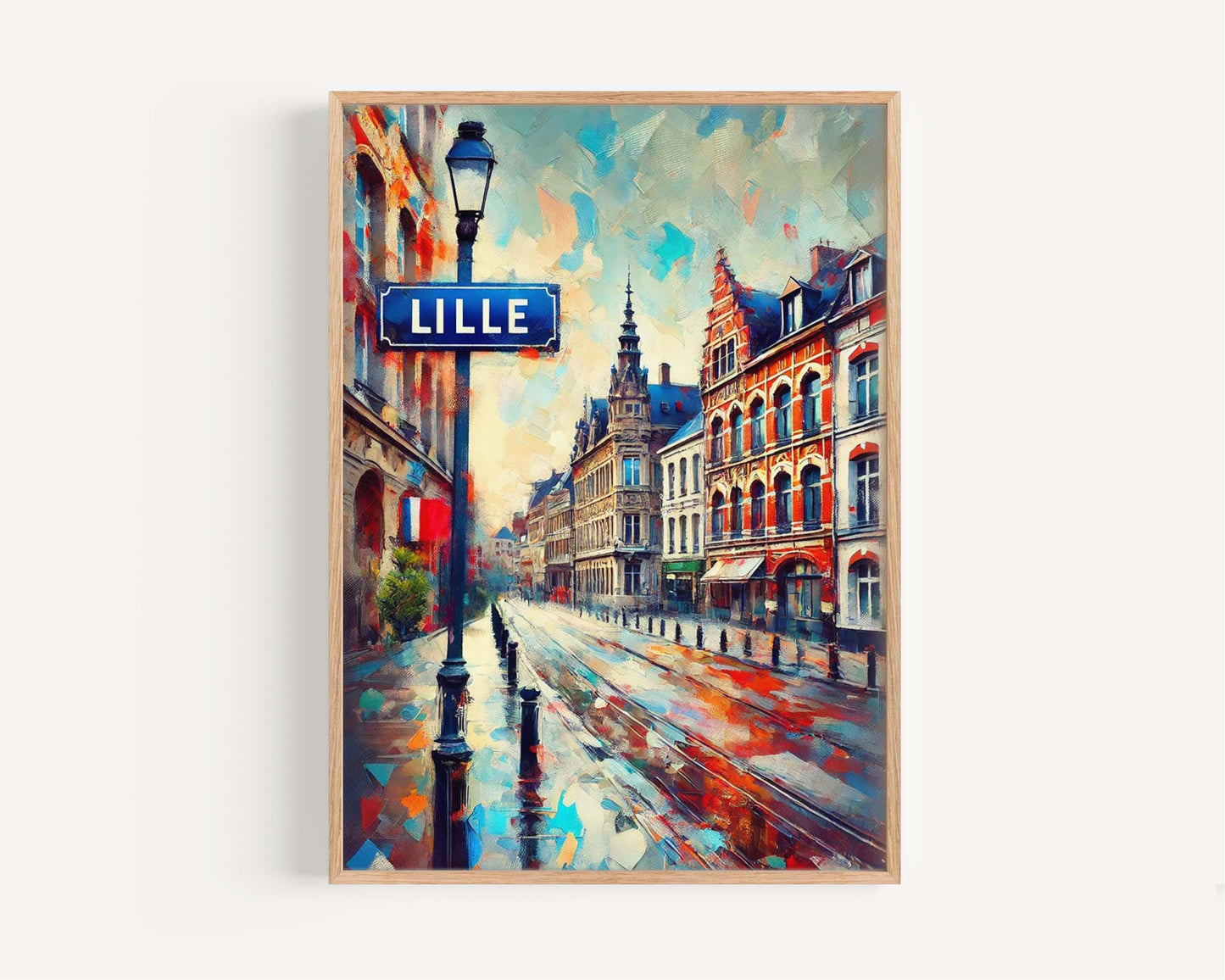 Lille Art Print - French Wall Art Travel Poster, European Artwork, Housewarming Gift, Lille France Home Decor, Travel Wall Decor