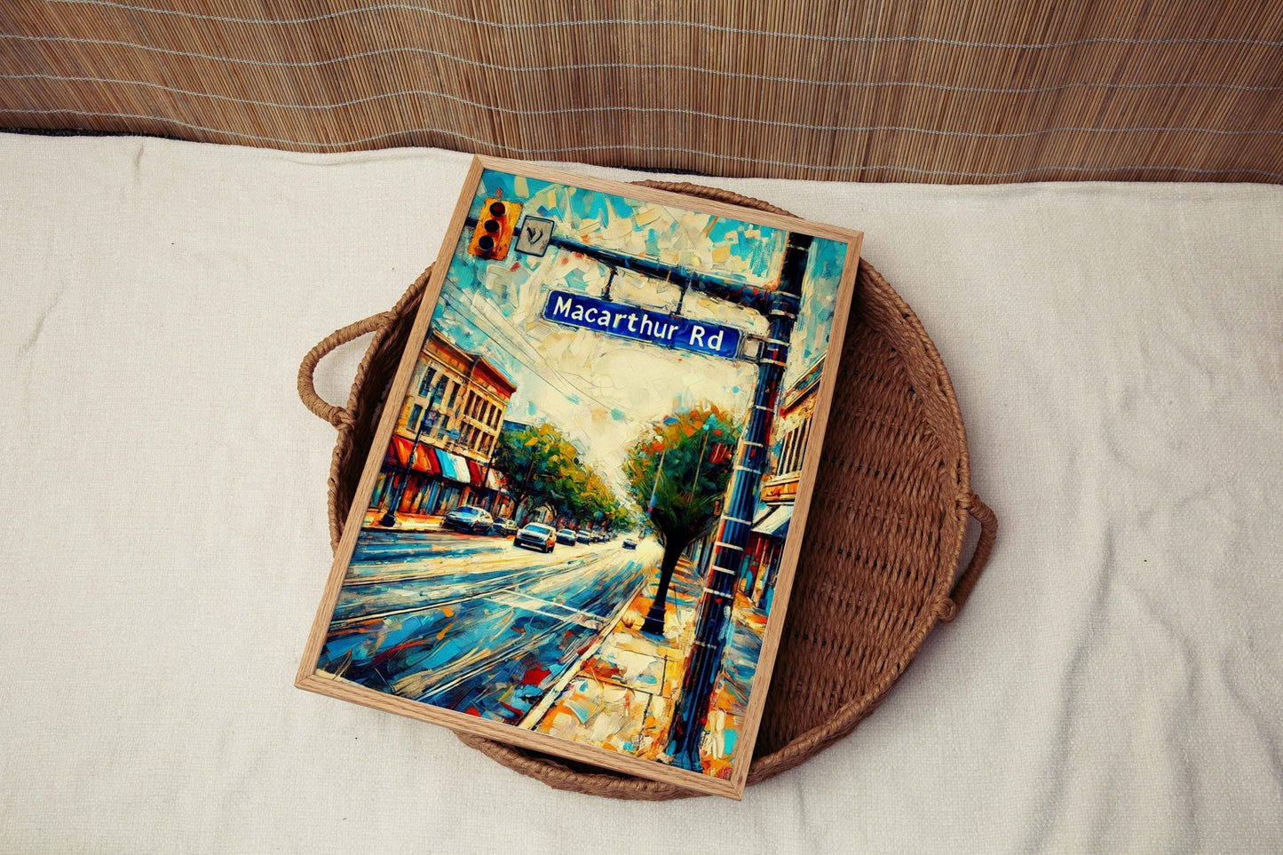 Whitehall Art MacArthur Road Wall Print, Pennsylvania Travel Poster, Housewarming Gift, Whitehall RD Map Decor, Unique Local Travel Wall Art