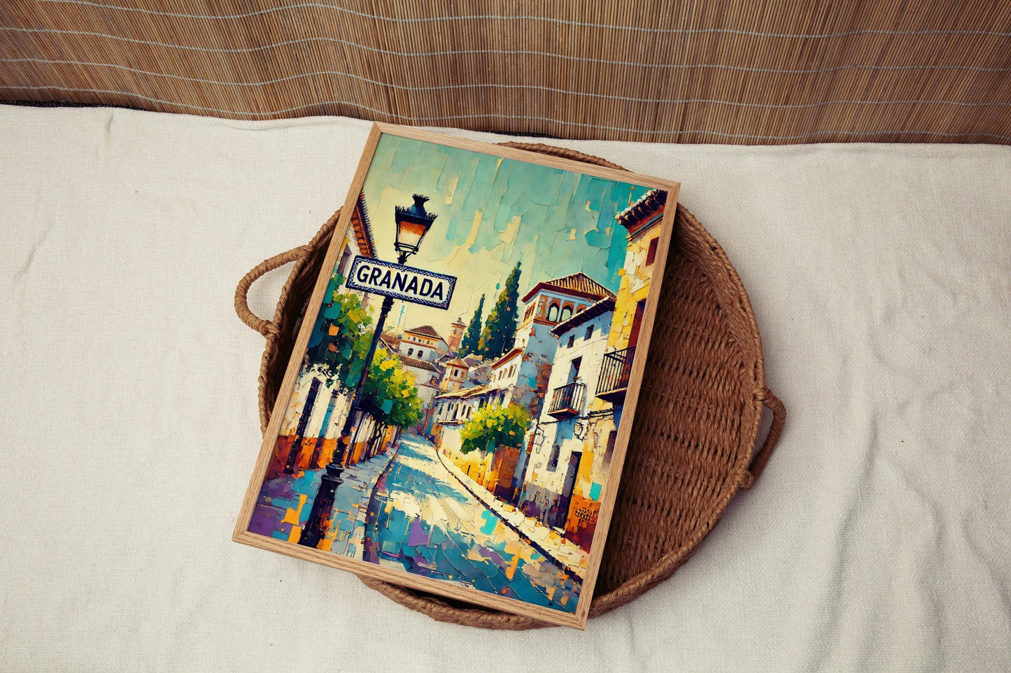 Granada Art Print - Spain City Wall Art, Travel Poster, European Artwork, Housewarming Gift, Granada Travel Decor