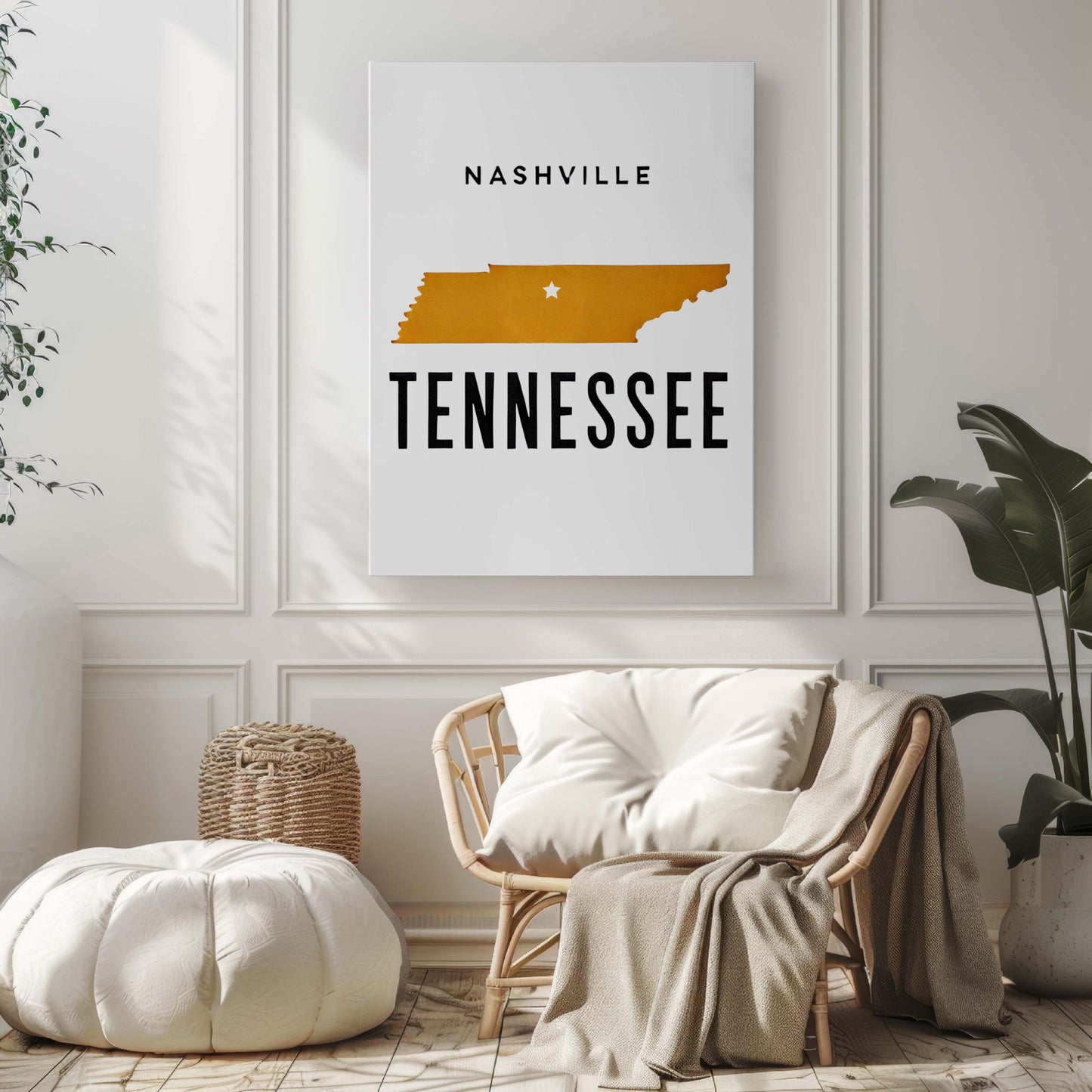 Nashville Print Nashville Wall Art Tennessee Travel Print Home Decor Housewarming & College