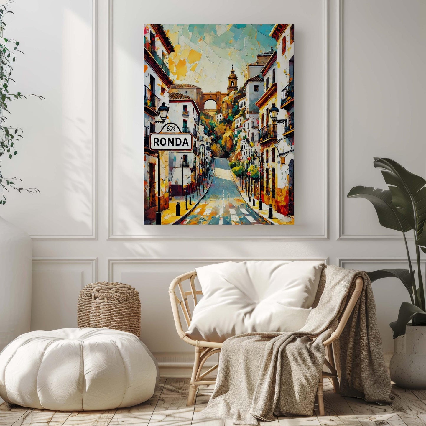 Ronda Art - Spain City Wall Art Print, Travel Poster & European Artwork, Perfect Housewarming Gift