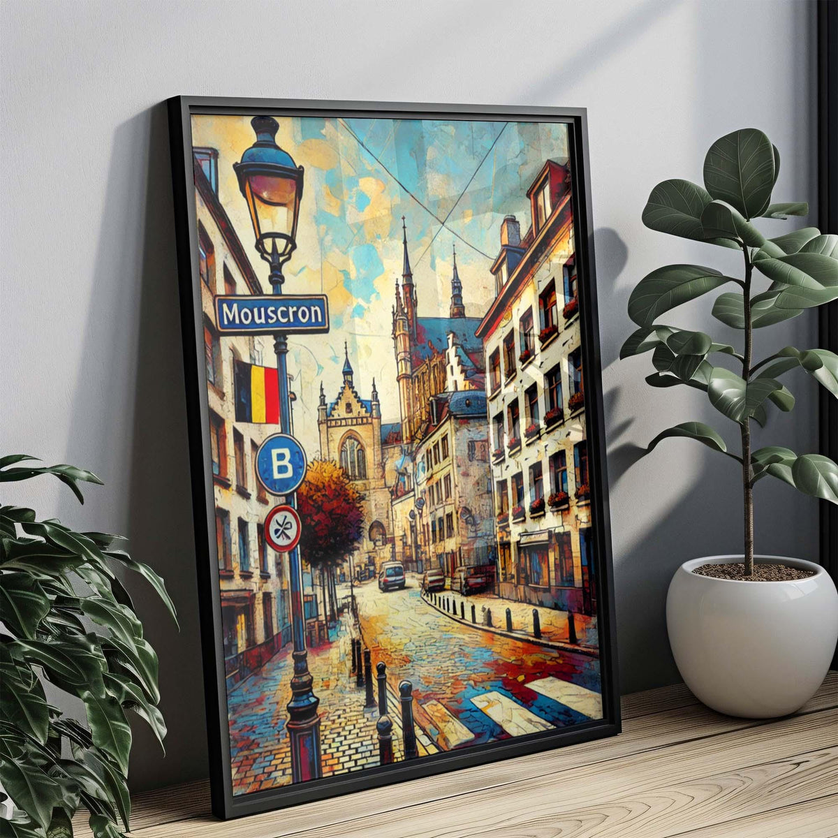 Mouscron Wall Print - Mouscron, Belgium