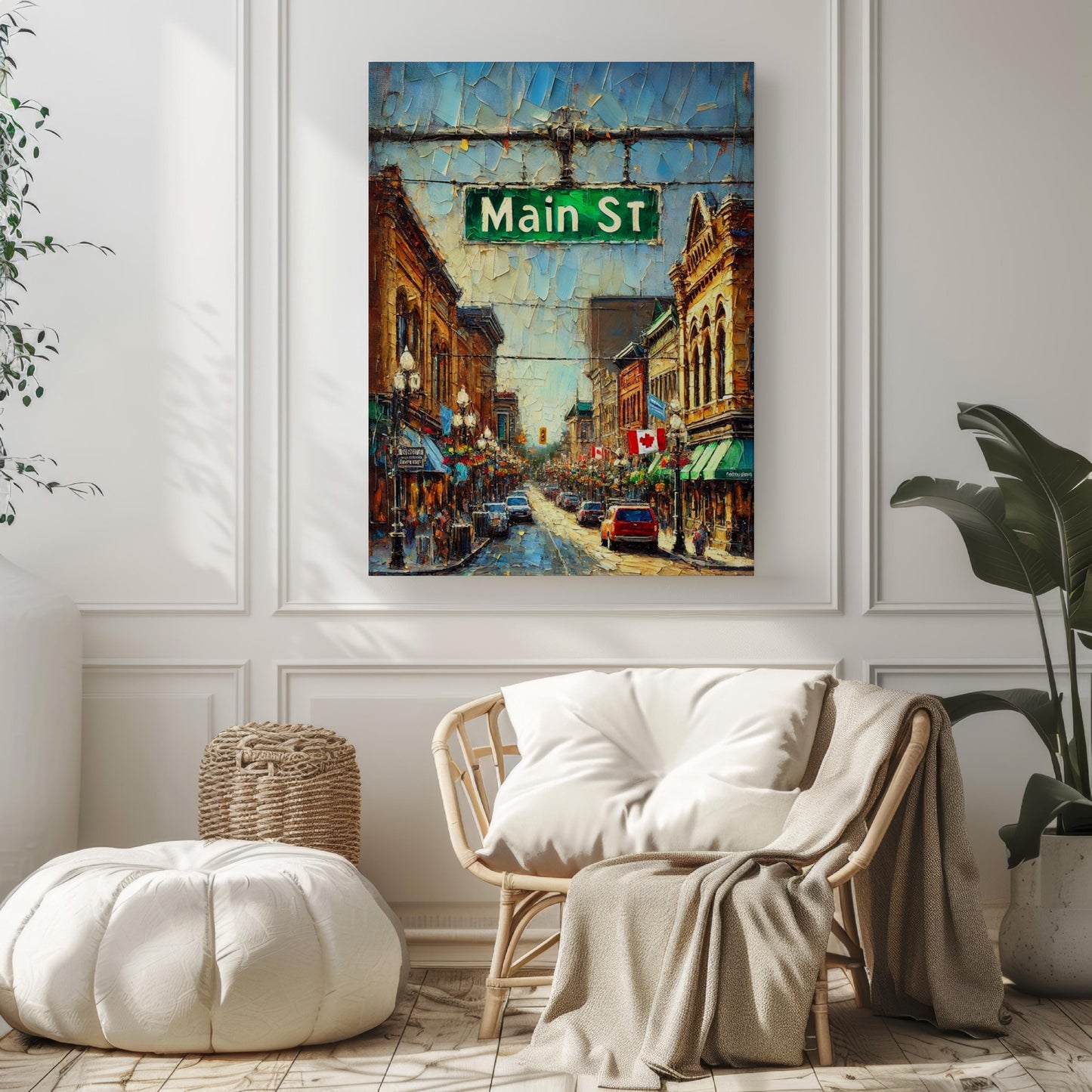 Main St Wall Art, Main Street Print, Vancouver Art, Canada Gift, Travel Print, Travel Poster, Housewarming Gift, Canada Artwork