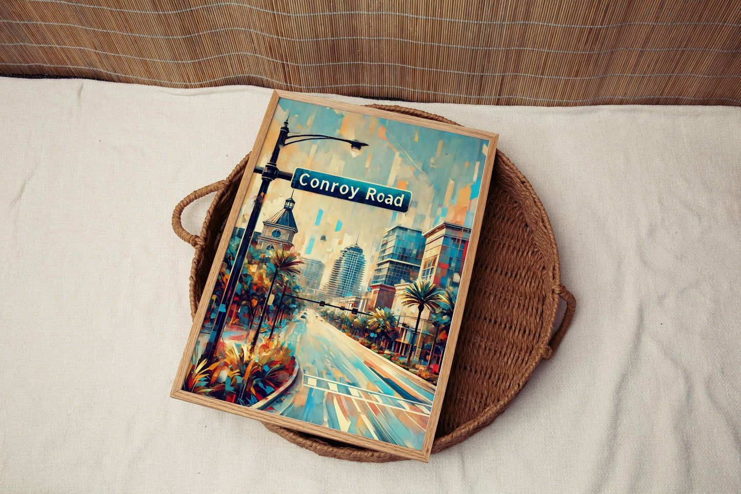 Conroy Road Print - Orlando Florida Wall Art, Travel Poster, FL Souvenir, Housewarming & Florida Gift, Unique Home Decor