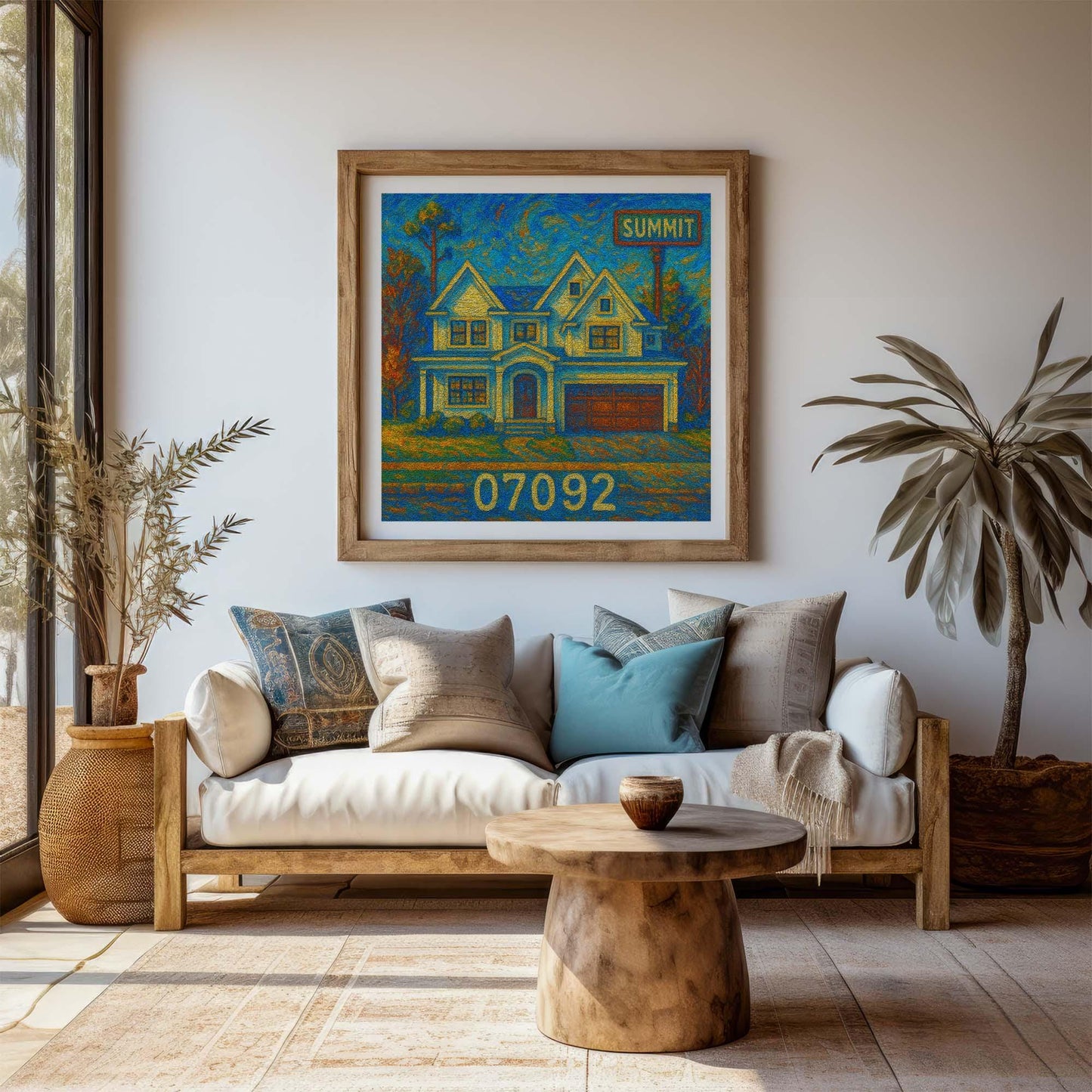 Custom Home Portrait | Personalized House Wall Art | Unique Gift for New Homeowners | Order First, Send Photo After Purchase
