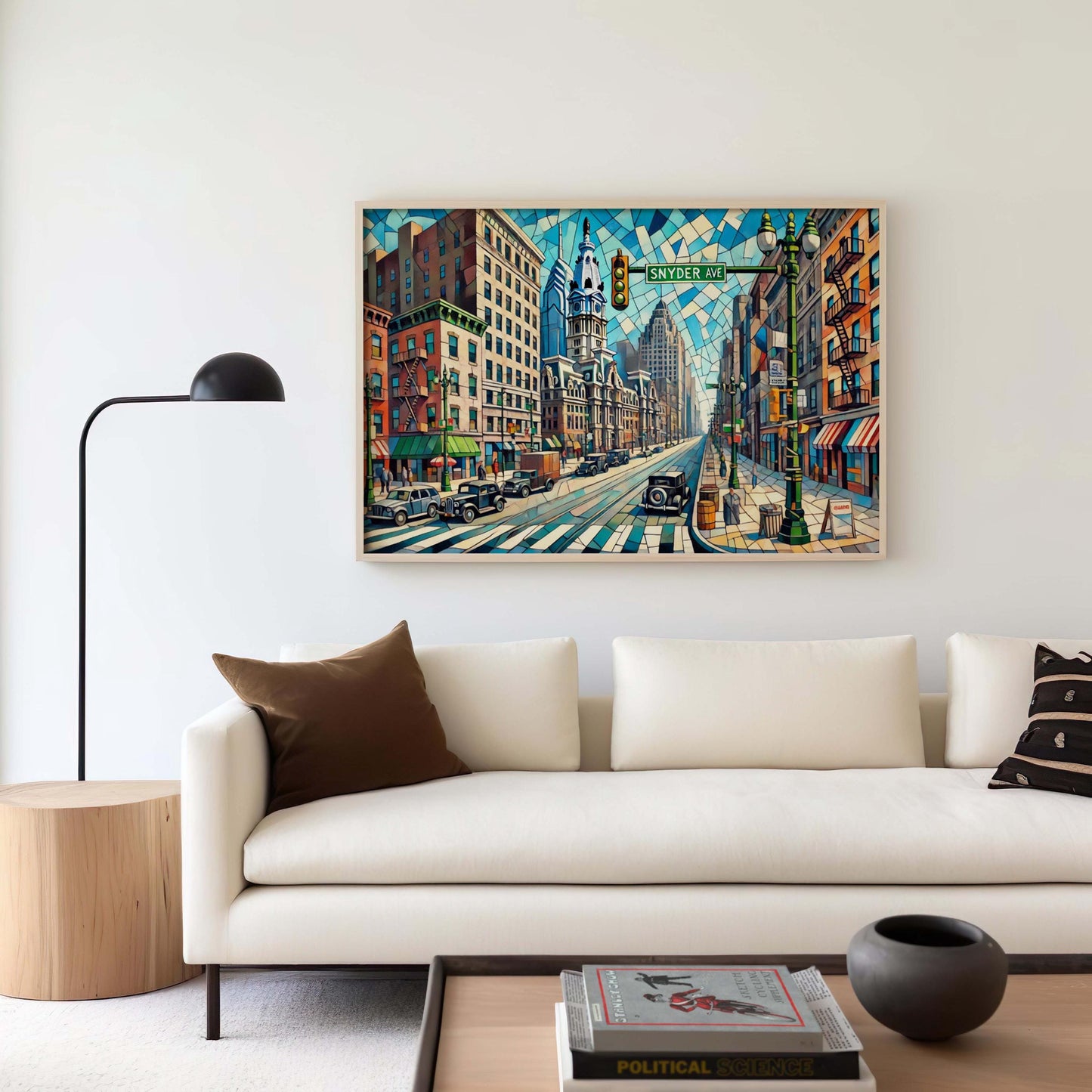 Snyder Avenue Art - Philadelphia Poster Print, Philly Gift & Pennsylvania Souvenir, Modern Home Decor Wall Artwork