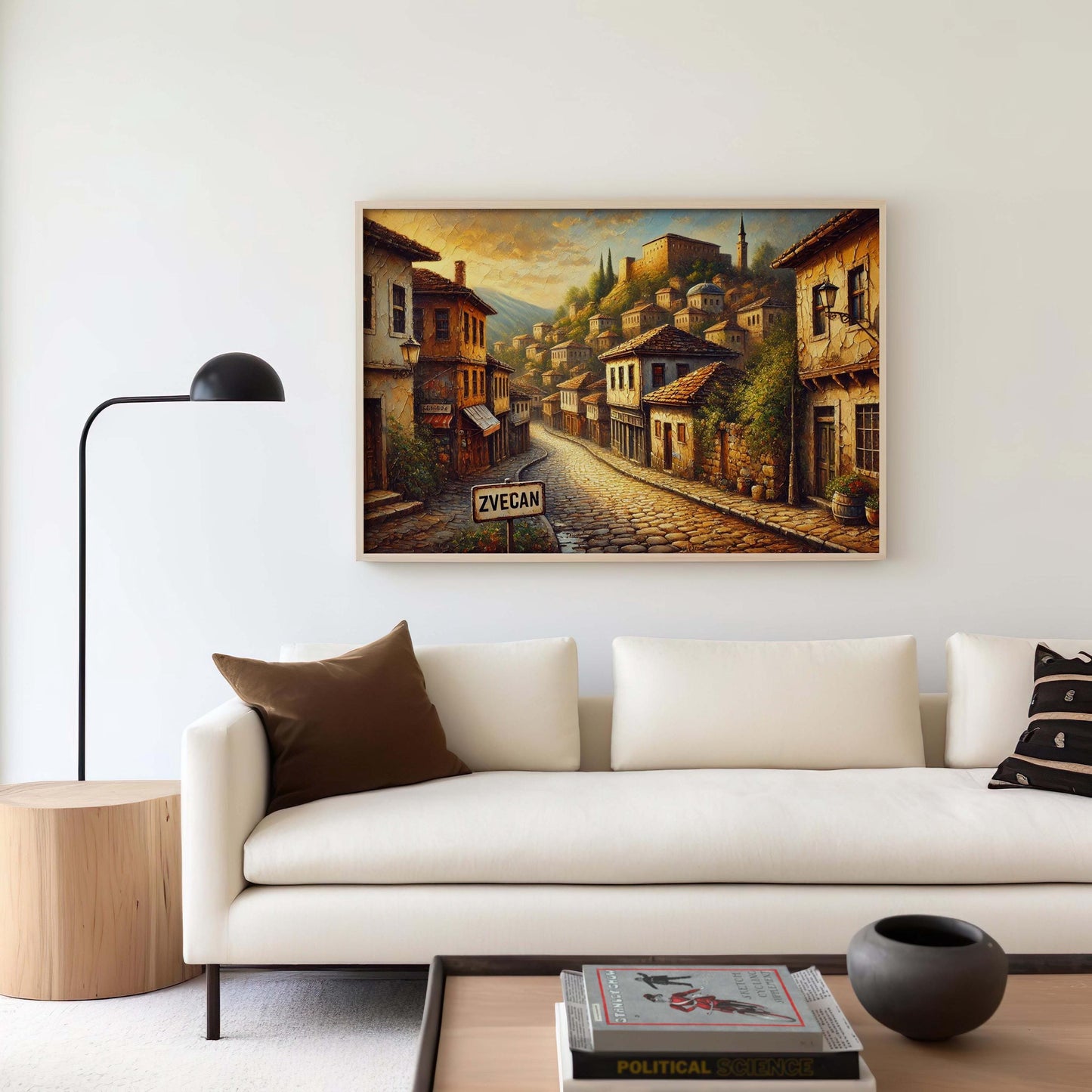 Zvecan Art Print - Kosovo City Travel Poster, European Wall Art, Zvecan Gift, Housewarming Decor, Unique Kosovo Artwork, Travel Home Accent