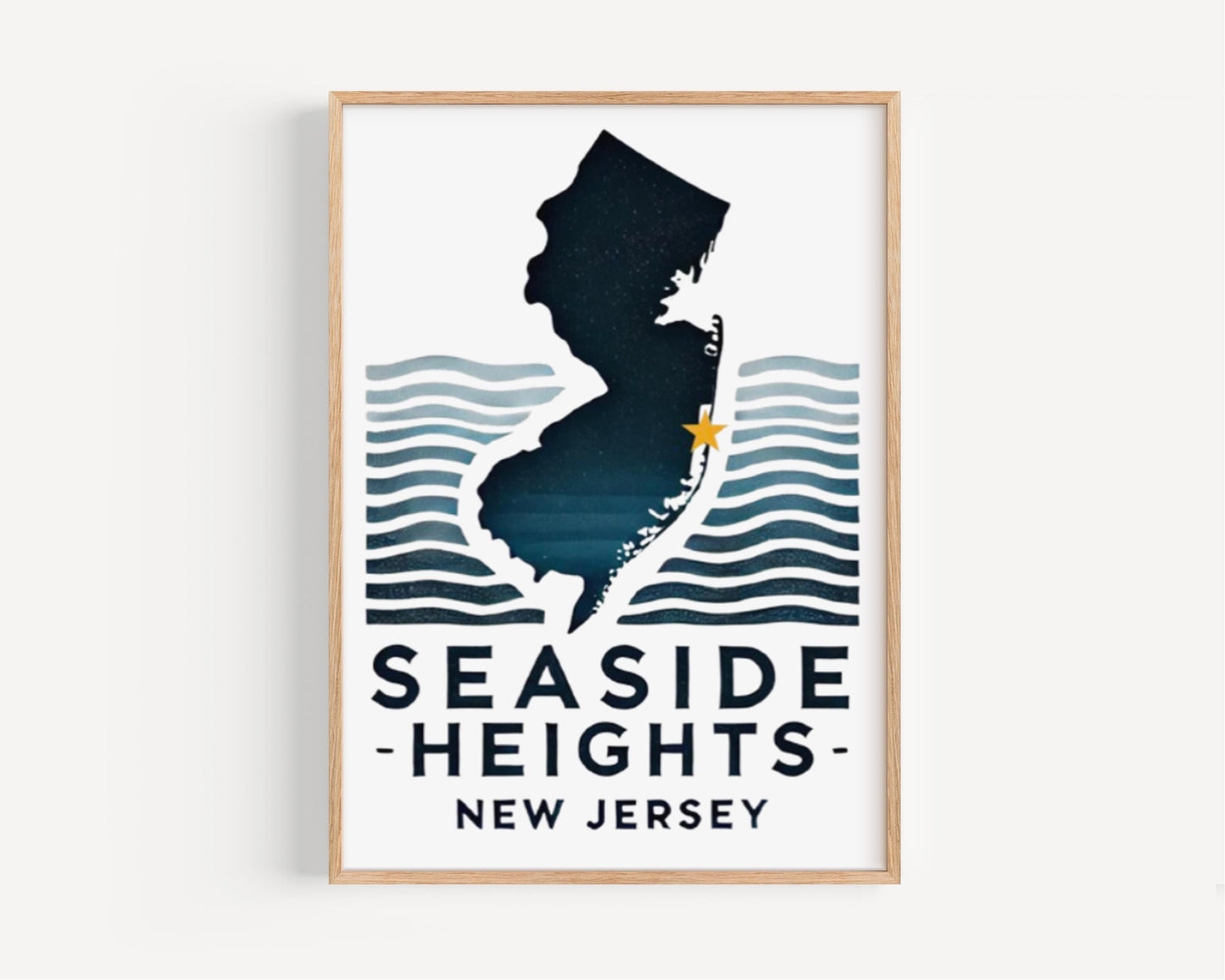 Seaside Heights Wall Art, Seaside Heights Print, New Jersey Art, NJ Gift, Travel Print, Home Decor, Housewarming Gift, College Wall Artwork