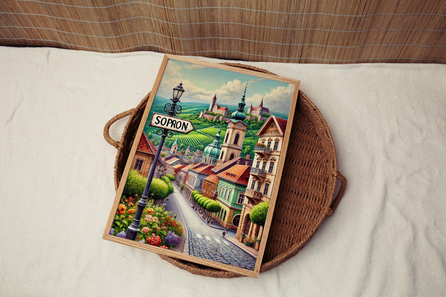 Sopron Art Print - Hungary City Wall Art, Travel Poster, European Home Decor, Sopron Gift, Housewarming & Travel Souvenir
