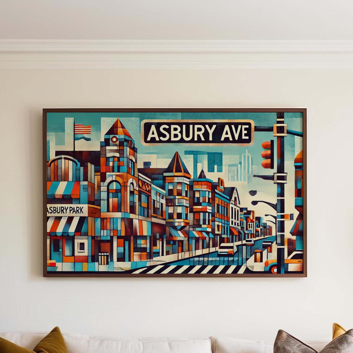 Asbury Park Print Coastal - Asbury Park, New Jersey, USA