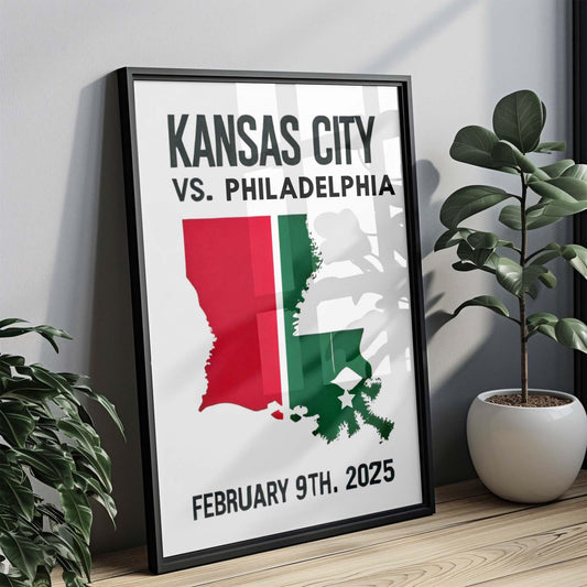 New Orleans Print Wall Art – Louisiana Travel Decor, NOLA Gift, Housewarming & College Room Decoration