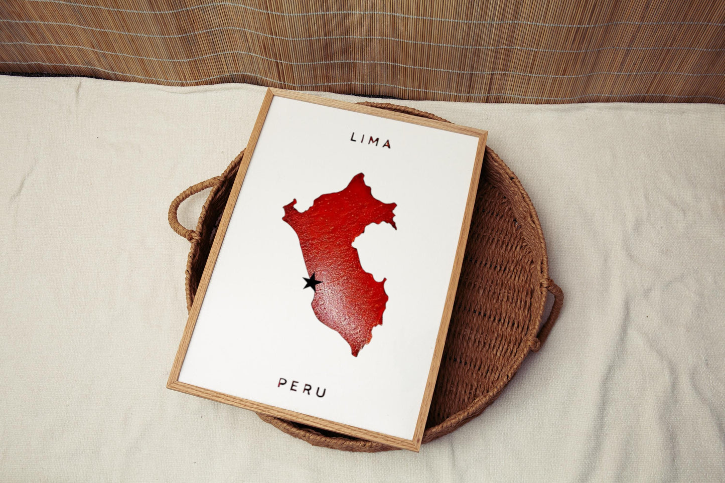 Peru Lima Wall Art Print, Travel Home Decor, Peru Gift, College Dorm Room Artwork, Housewarming Present, South America Travel Poster