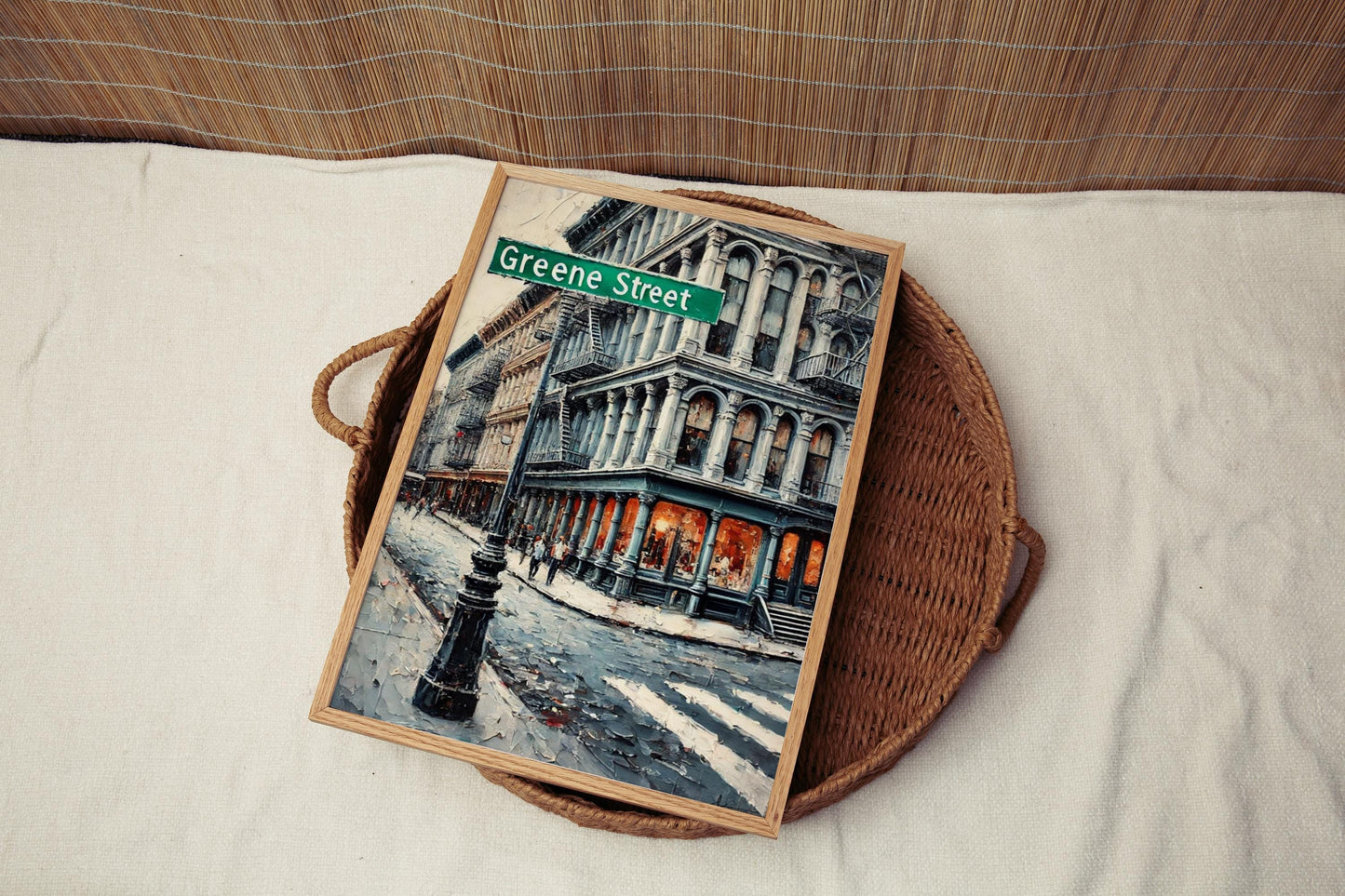 Greene Street Wall Art SoHo Print New York City Art Travel Poster Personalized Gift City Souvenir