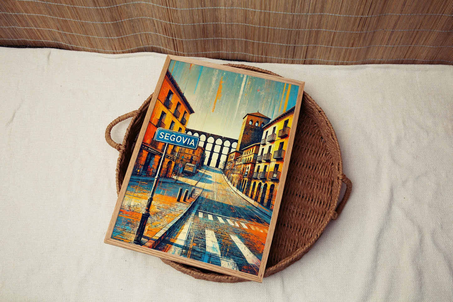 Segovia Art Print - Spain City Wall Art, Travel Poster, European Home Decor, Housewarming Gift, Segovia Travel Print, Spain Artwork