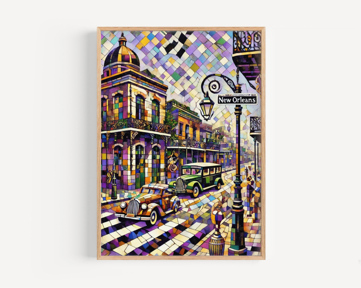 Louisiana Wall Art New Orleans Print Travel Poster USA Gift Louisiana Decor Housewarming Gift Louisiana Travel Art