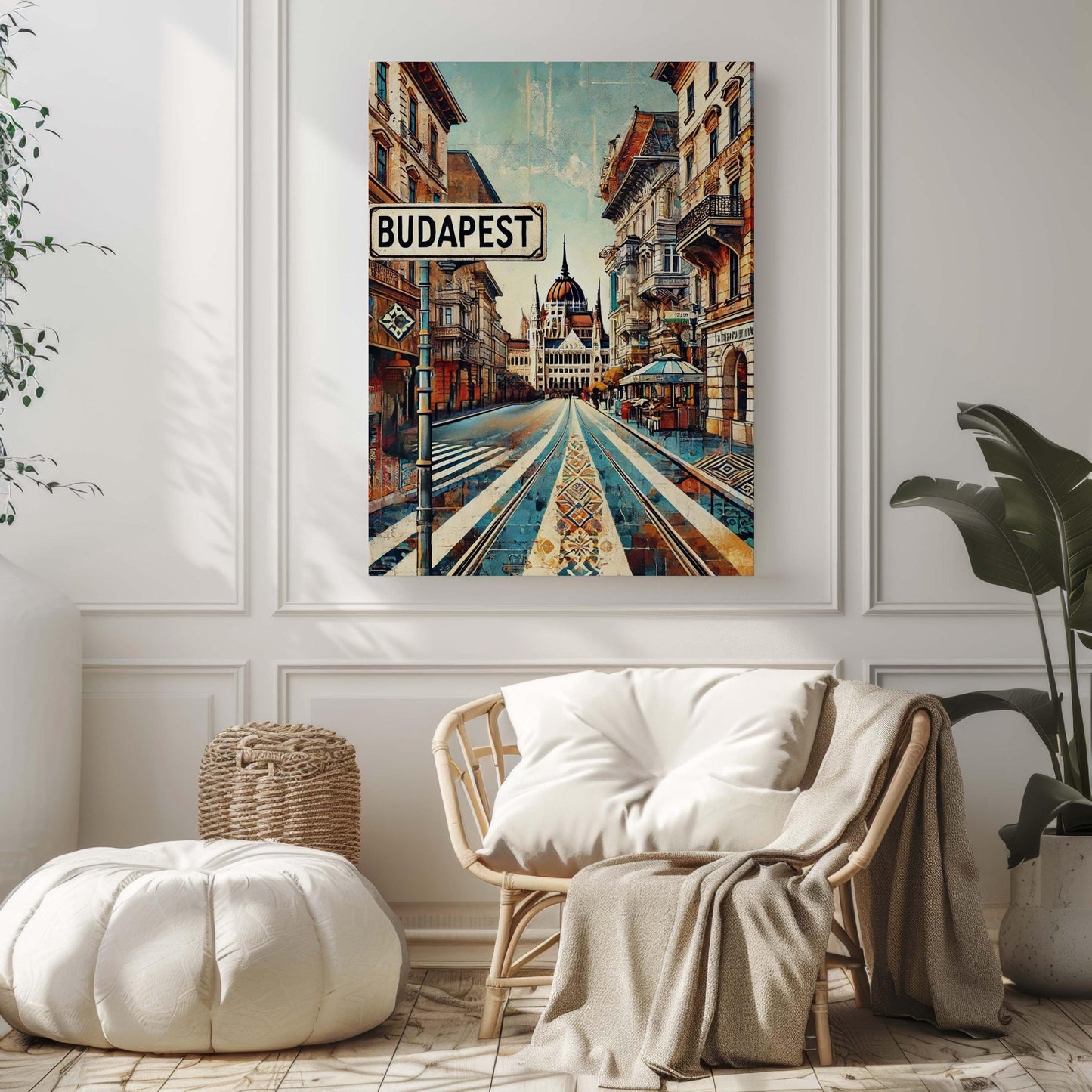 Budapest Art Print – Travel Poster Wall Art, Hungary Gift, European Home Decor, Housewarming & Travel Lover Present
