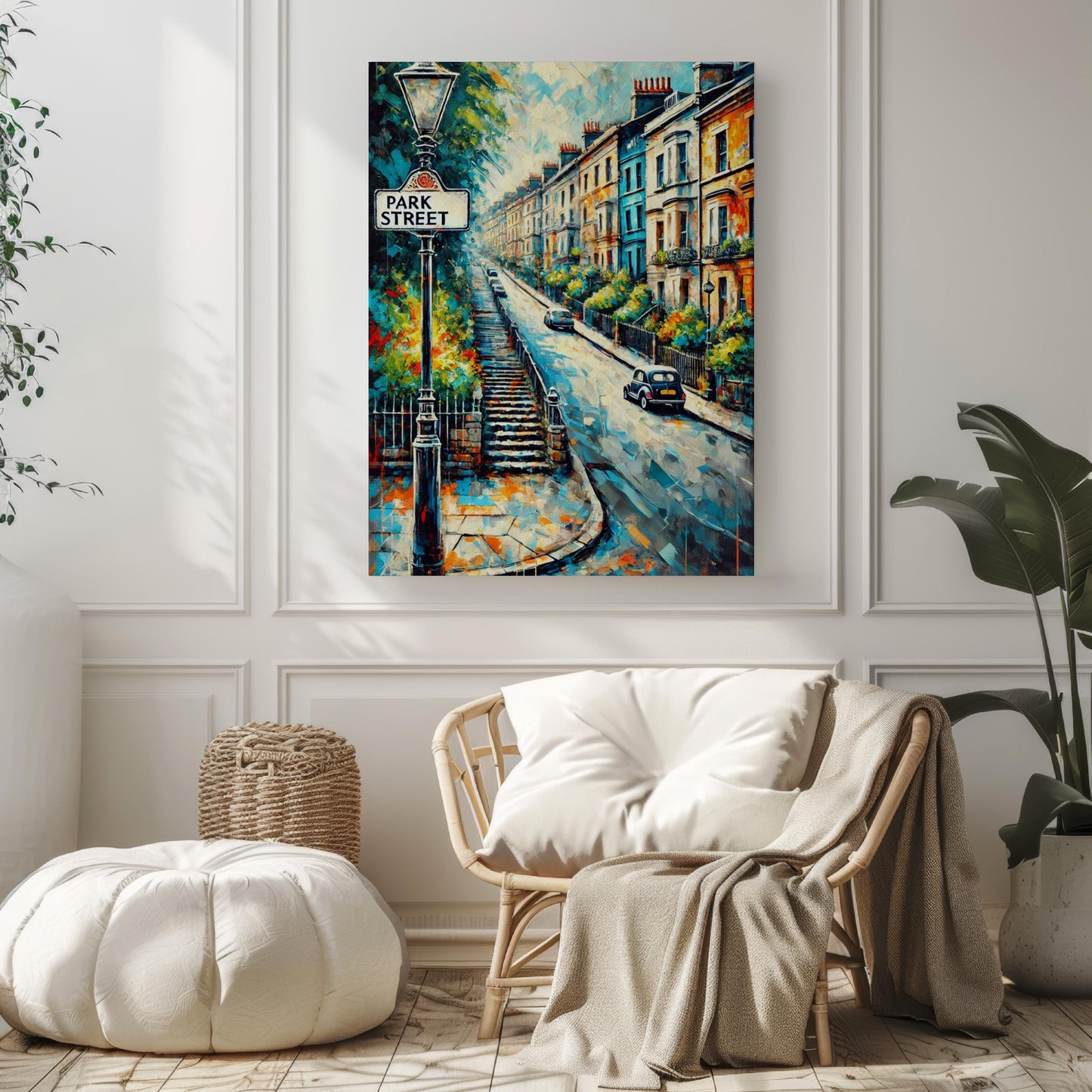 England Park St Wall Art Print, Bristol Travel Poster, England Gift, Housewarming Decor, UK Cityscape Wall Art, Travel Home Print