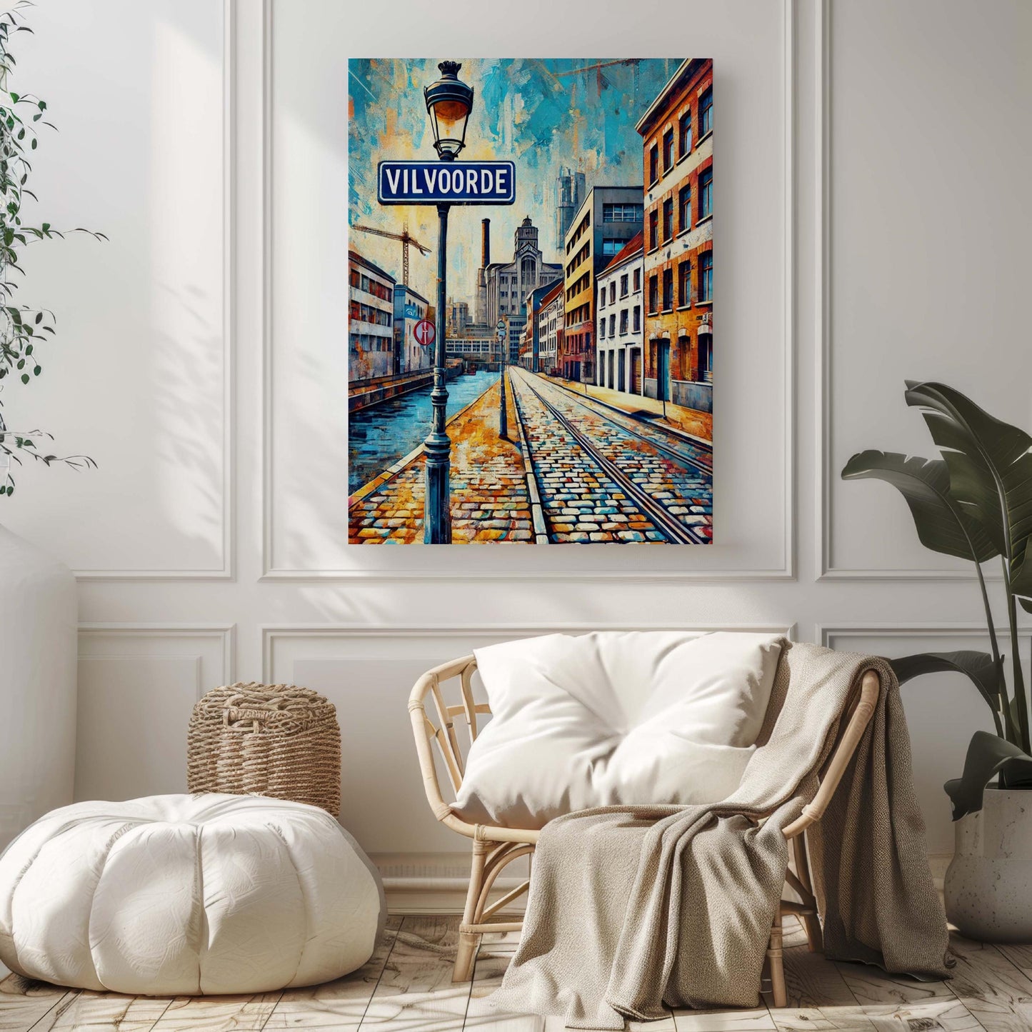 Vilvoorde Art Print - Belgium City Wall Art, Travel Poster, Europe Home Decor, Vilvoorde Gift & Housewarming Present