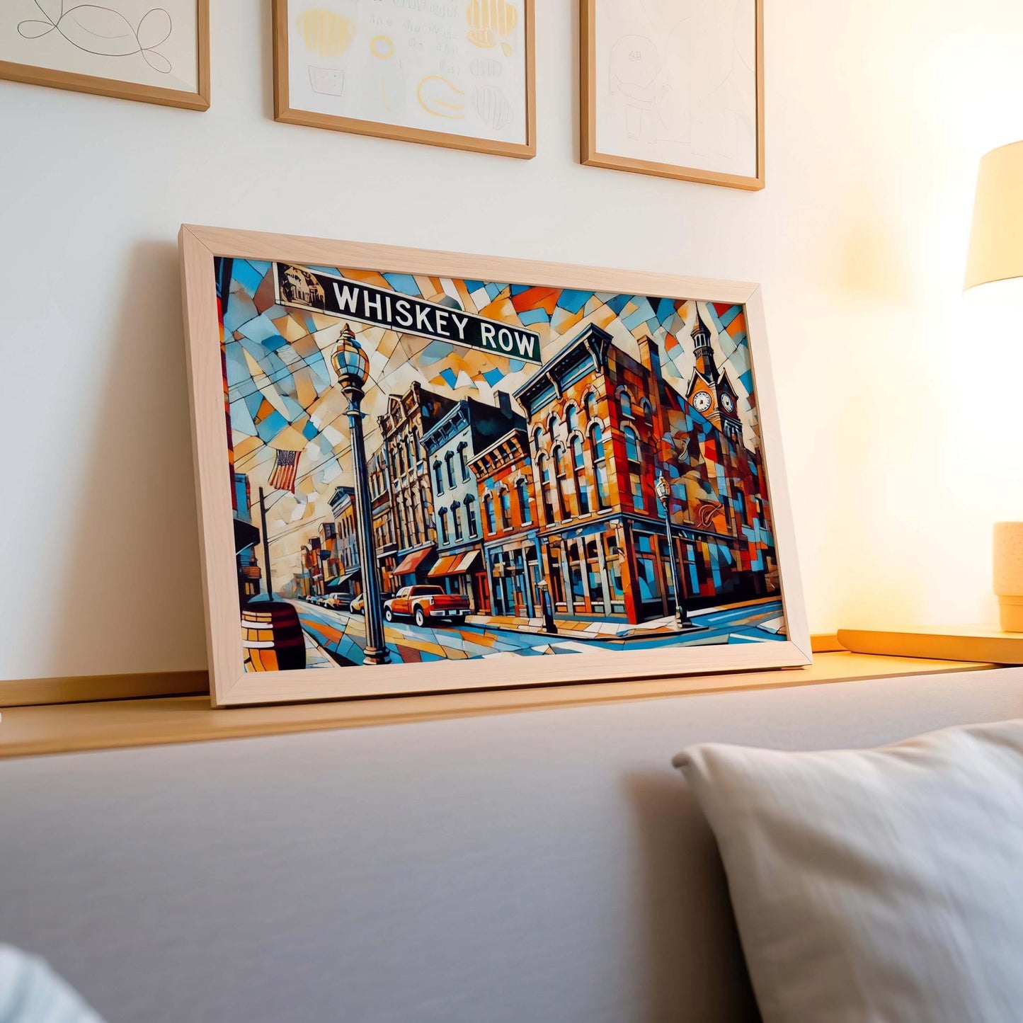 Whiskey Row Wall Art, Whiskey Row Print, Louisville Art, Louisville Gift, Travel Print, Travel Poster, Housewarming Gift, Kentucky Art, KY
