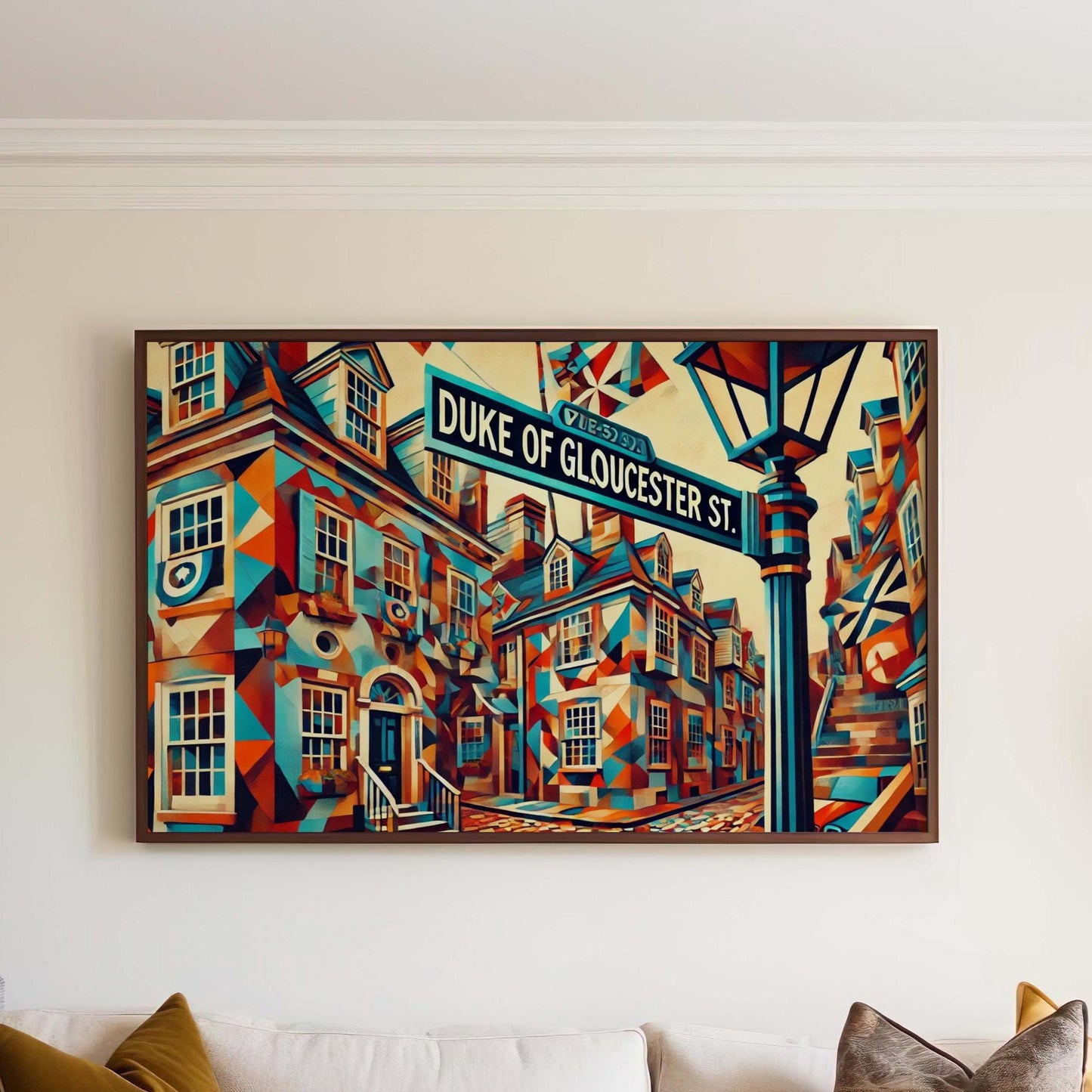 Duke of Gloucester Street Wall Art - Williamsburg Travel Print & Poster, Historic Duke of Gloucester St Gift, Housewarming Decor