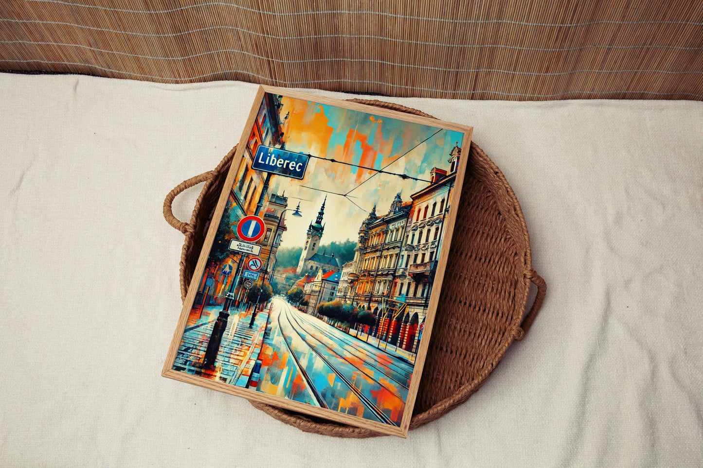 Liberec Art Print - Czech Republic Travel Poster, City Wall Decor, Housewarming Gift, Modern Liberec Wall Art & Travel Print