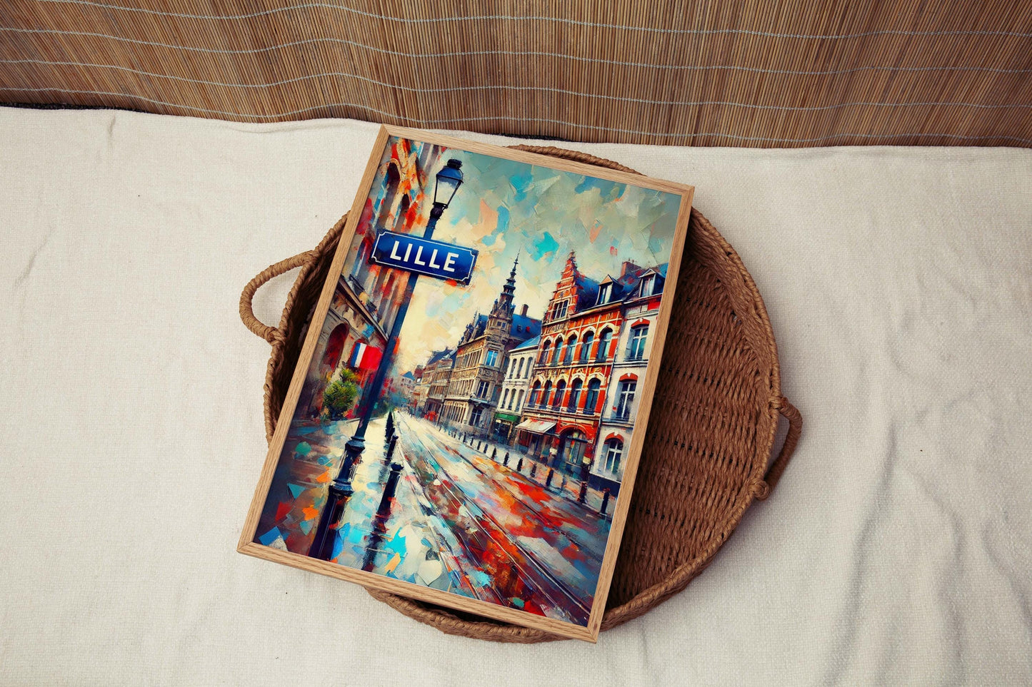 Lille Art Print - French Wall Art Travel Poster, European Artwork, Housewarming Gift, Lille France Home Decor, Travel Wall Decor