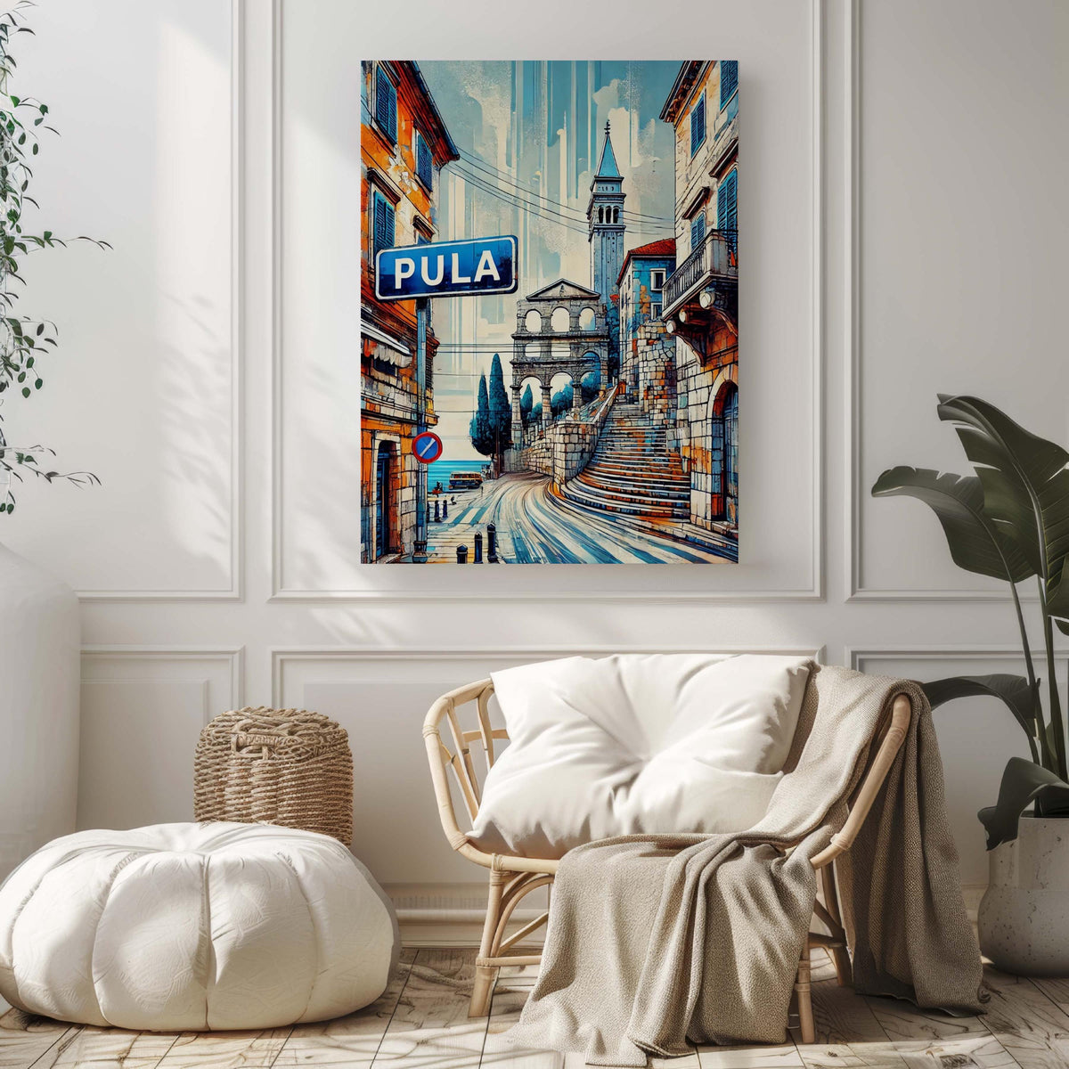 Pula Coastal Poster - Pula, Croatia