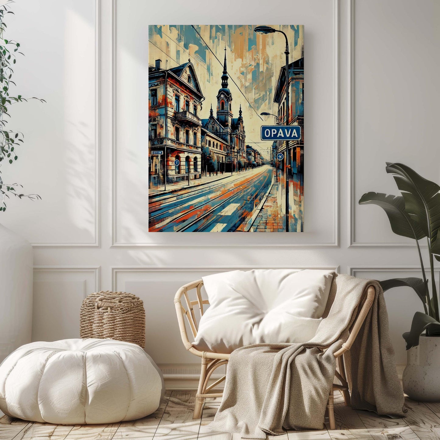 Opava Art Print - Czech Republic City Wall Art, Travel Poster, Europe Home Decor, Opava Gift, Housewarming Present, Unique Travel Wall Decor