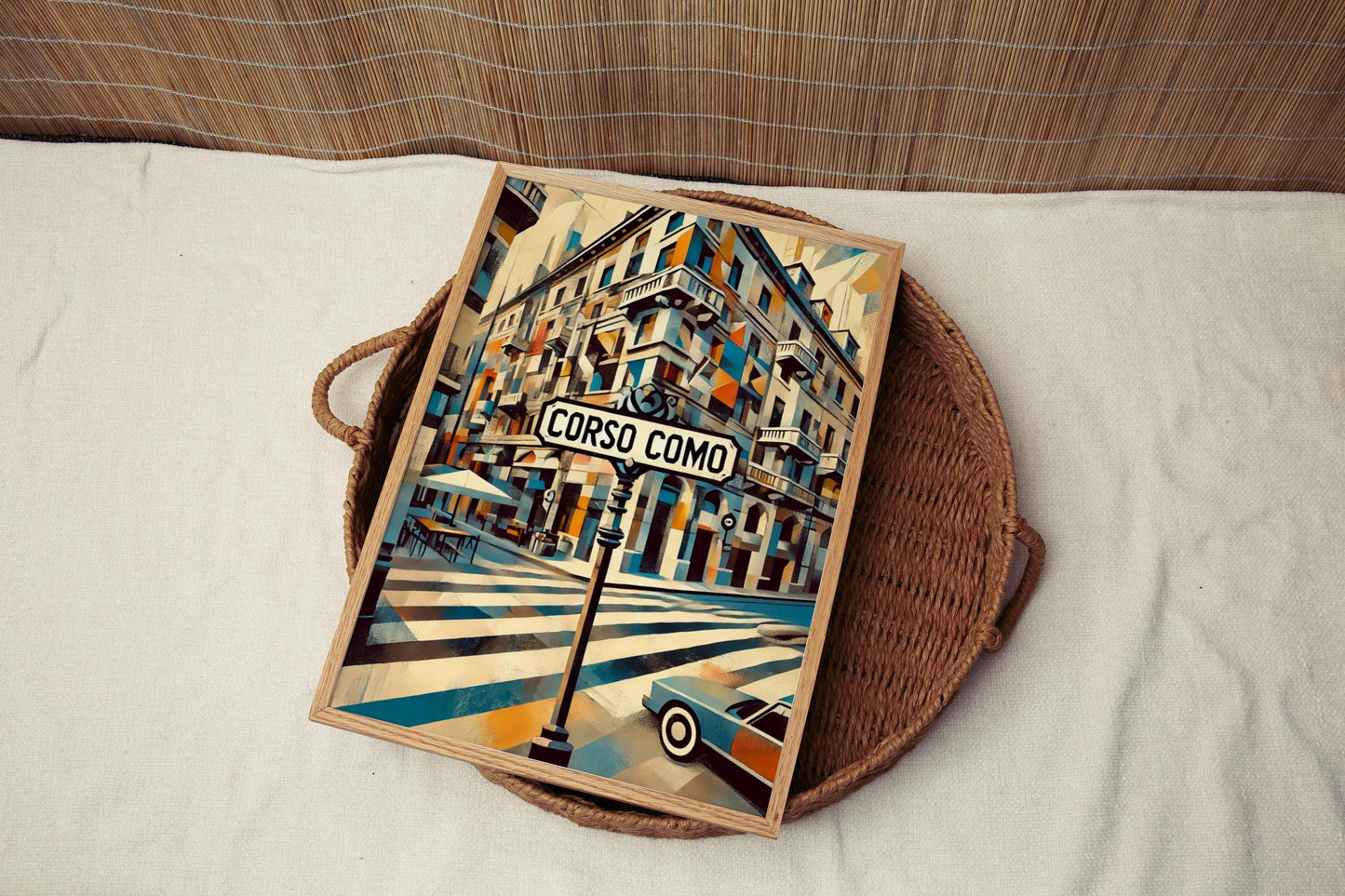 Italy Corso Como Wall Art Print - Milan Travel Poster, Italian Artwork, Housewarming Gift, Italy Travel Decor