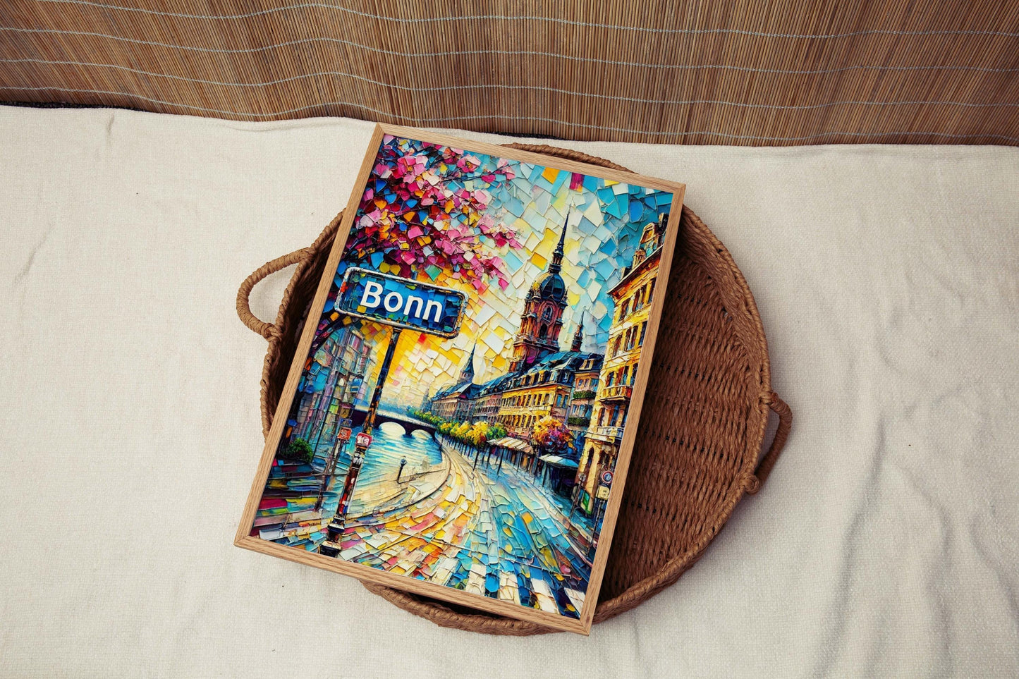 Bonn Art Travel Print - Germany City Wall Art, European Poster, Housewarming Gift, German Artwork, Bonn Decor