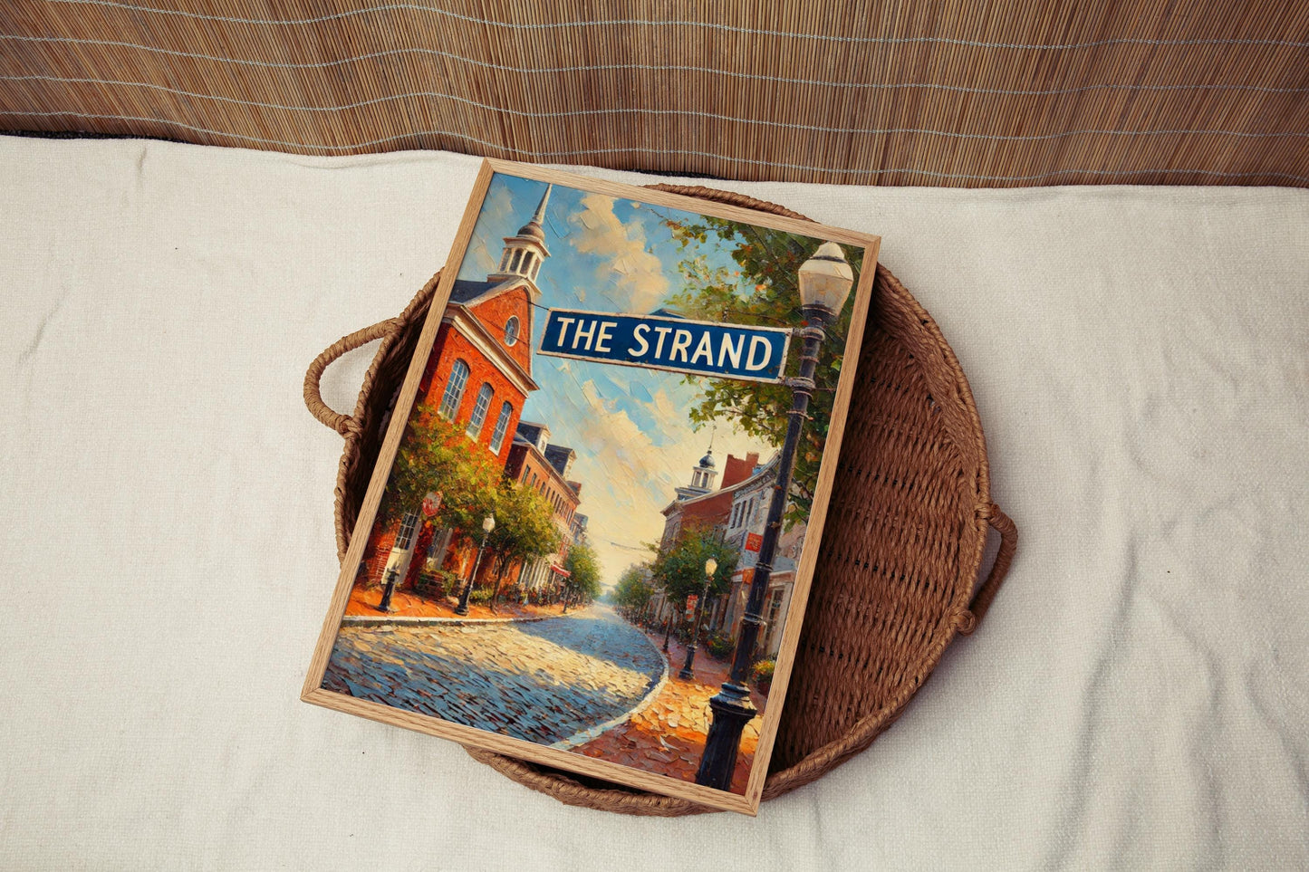 The Strand Wall Art, New Castle Print, Delaware Art, “City” Gift, Travel Souvenir, Travel Poster, “State” Art, PERSONALIZED GIFT