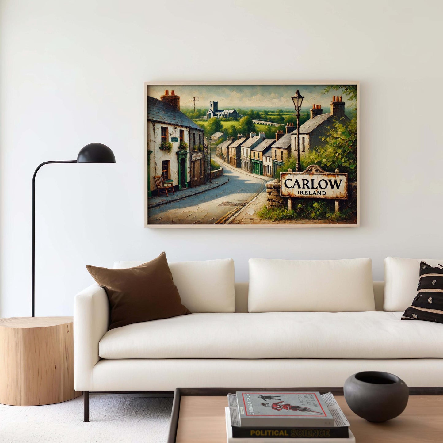 Carlow Art Wall Print - Ireland City Travel Poster, European Artwork, Housewarming Gift, Carlow Wall Decor, Irish Travel Gift, Carlow Print