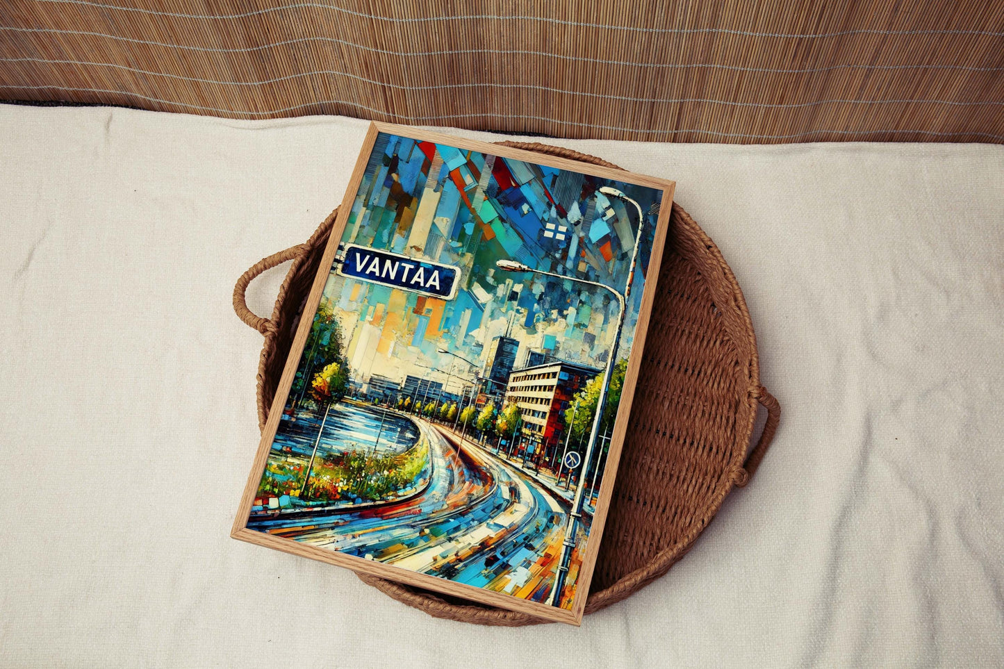 Vantaa Art Print - Finland City Wall Art, Travel Poster, European Decor, Housewarming Gift, Vantaa Travel Print, Scandinavian Artwork