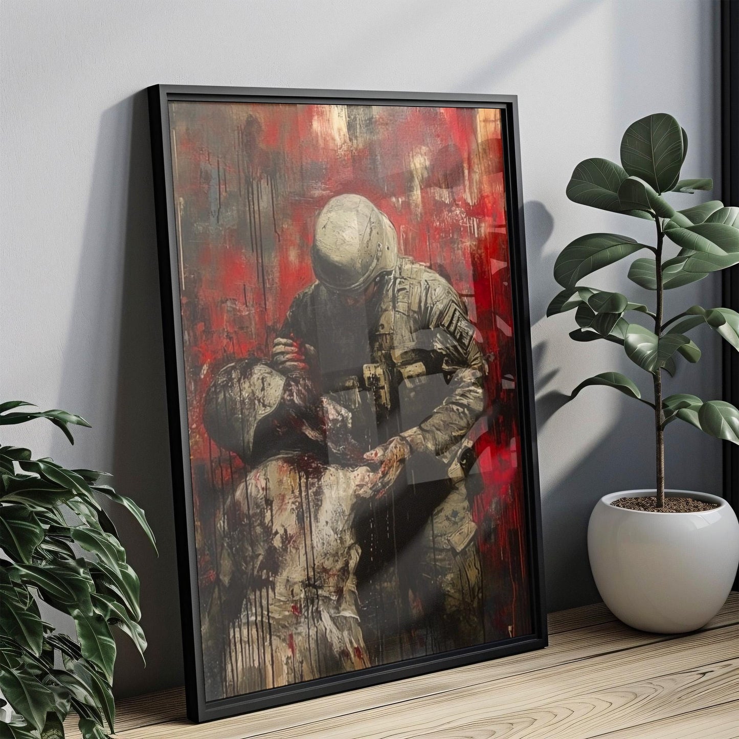 American War Art Abstract USA Wall Art Patriotic United States Poster Independence Home Decor
