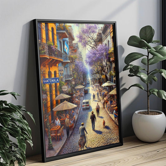 Buenos Aires Art Print: Guatemala Street Scene, Palermo District
