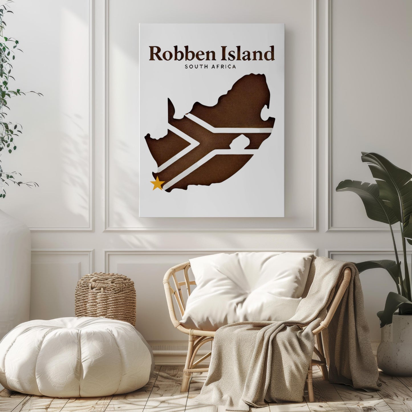 South Africa Robben Island Wall Art Print - Travel Home Decor, South Africa Gift, Housewarming & Wall Artwork