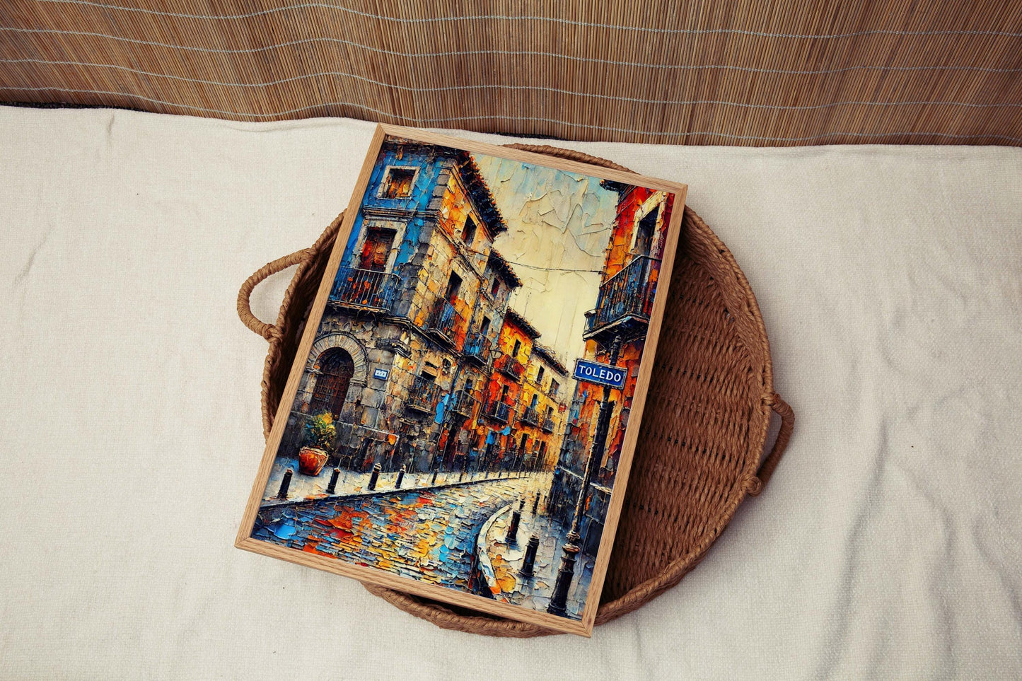 Toledo Art: Spain Wall Art Print, Toledo Travel Poster, European City Gift, Housewarming Decor, Spain Artwork for Home or Office
