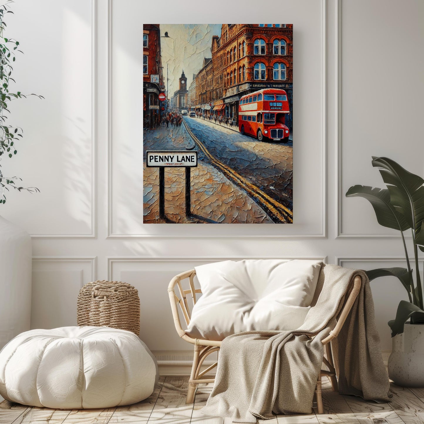 Wall Art Penny Ln Liverpool Print England Travel Poster City Gift Housewarming England Artwork
