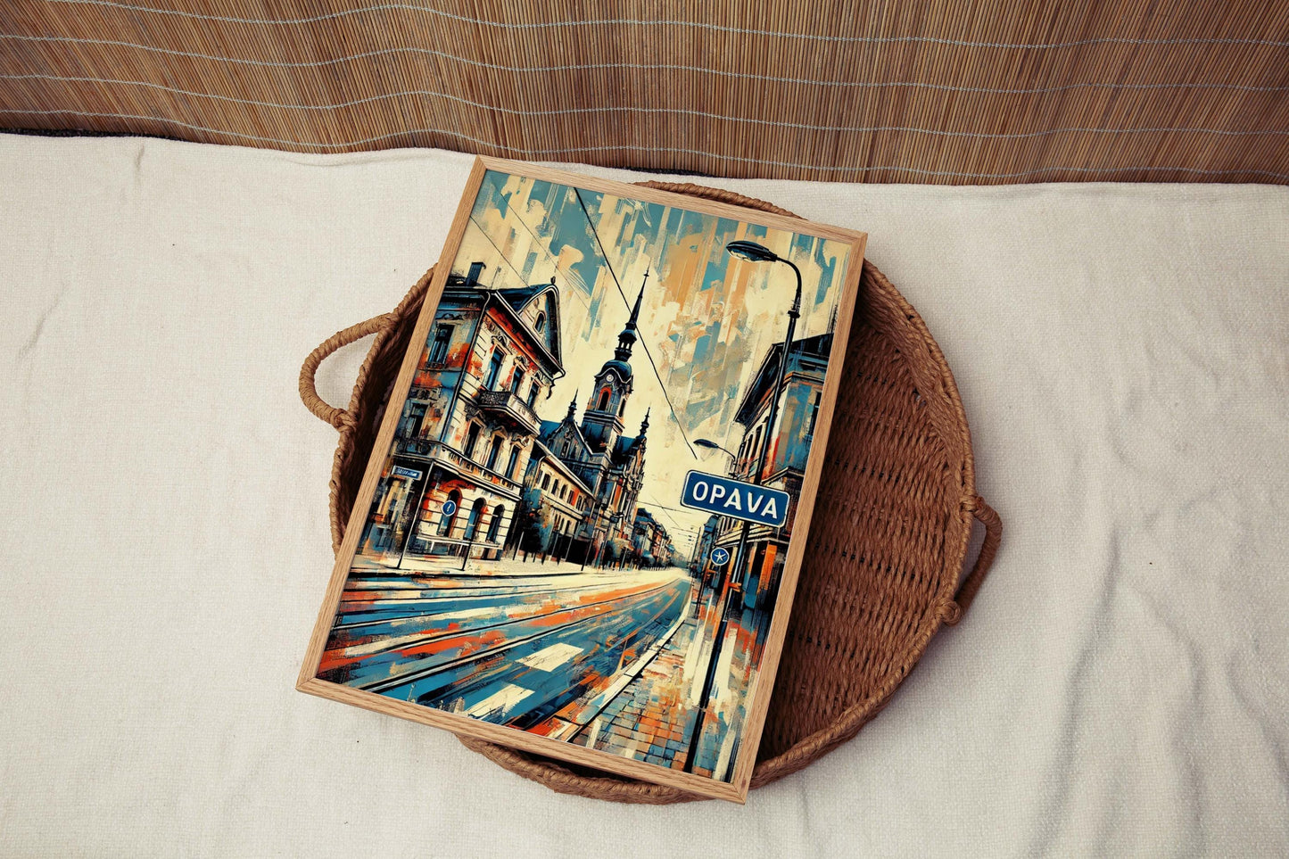 Opava Art Print - Czech Republic City Wall Art, Travel Poster, Europe Home Decor, Opava Gift, Housewarming Present, Unique Travel Wall Decor