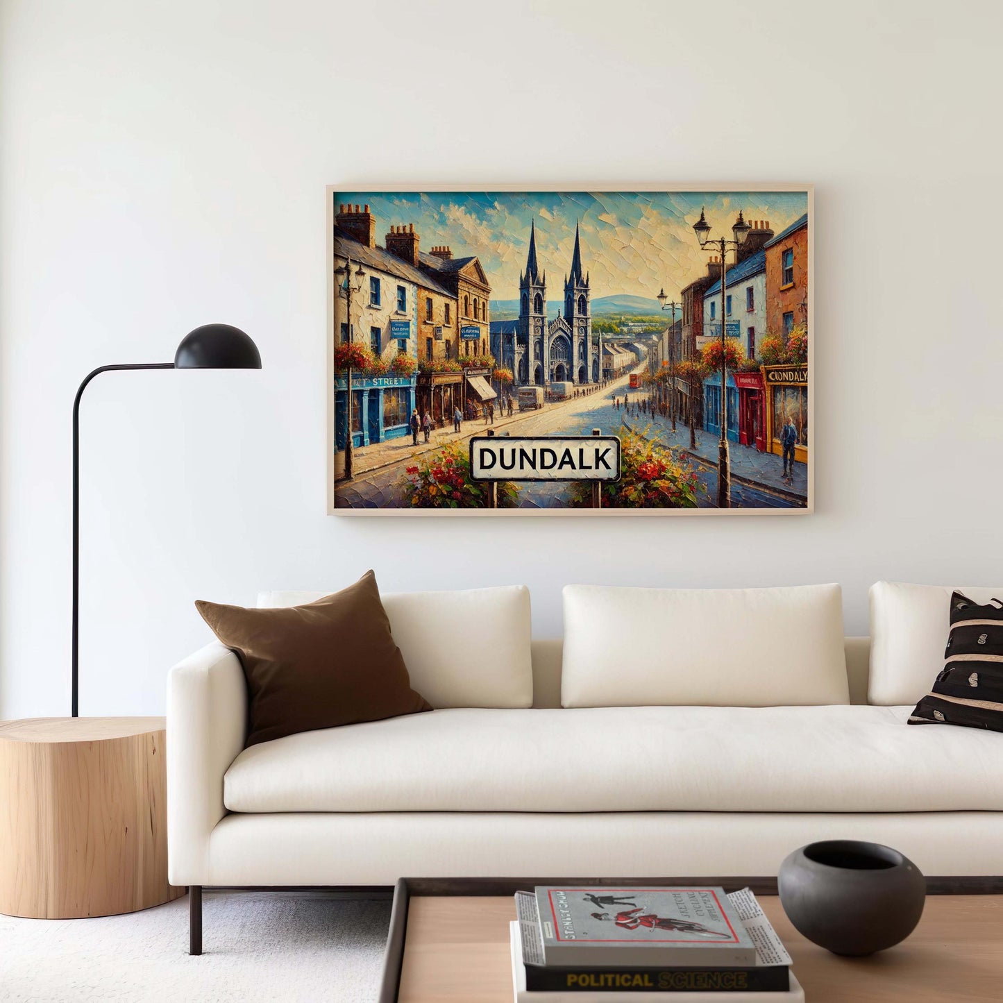Dundalk Art Print - Irish City Wall Art, Travel Poster, Housewarming Gift, Ireland Decor, European Travel Print, Dundalk Ireland Gift