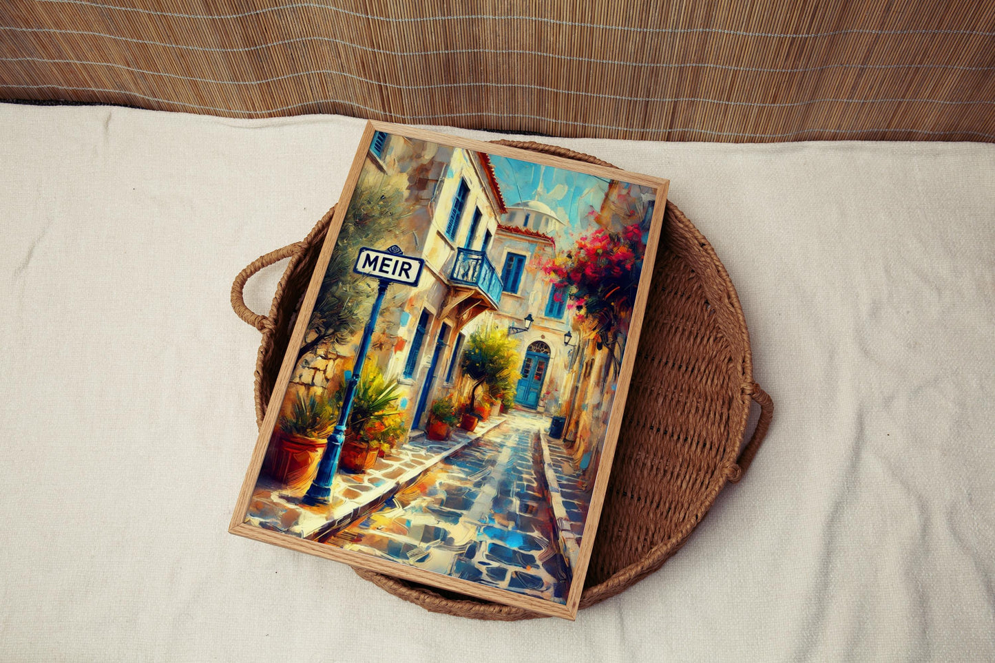 Belgium Meir Wall Art Print – Antwerp Travel Poster, Belgium Home Decor & Gift, Housewarming Wall Poster Artwork
