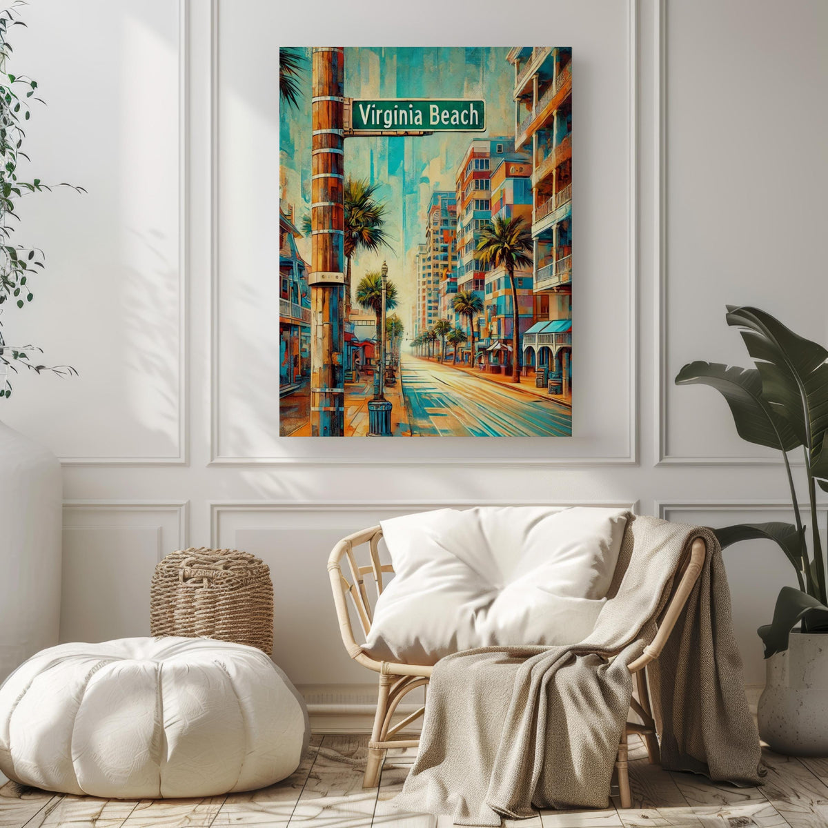 Virginia Beach Wall Art - Virginia Beach, Virginia, USA