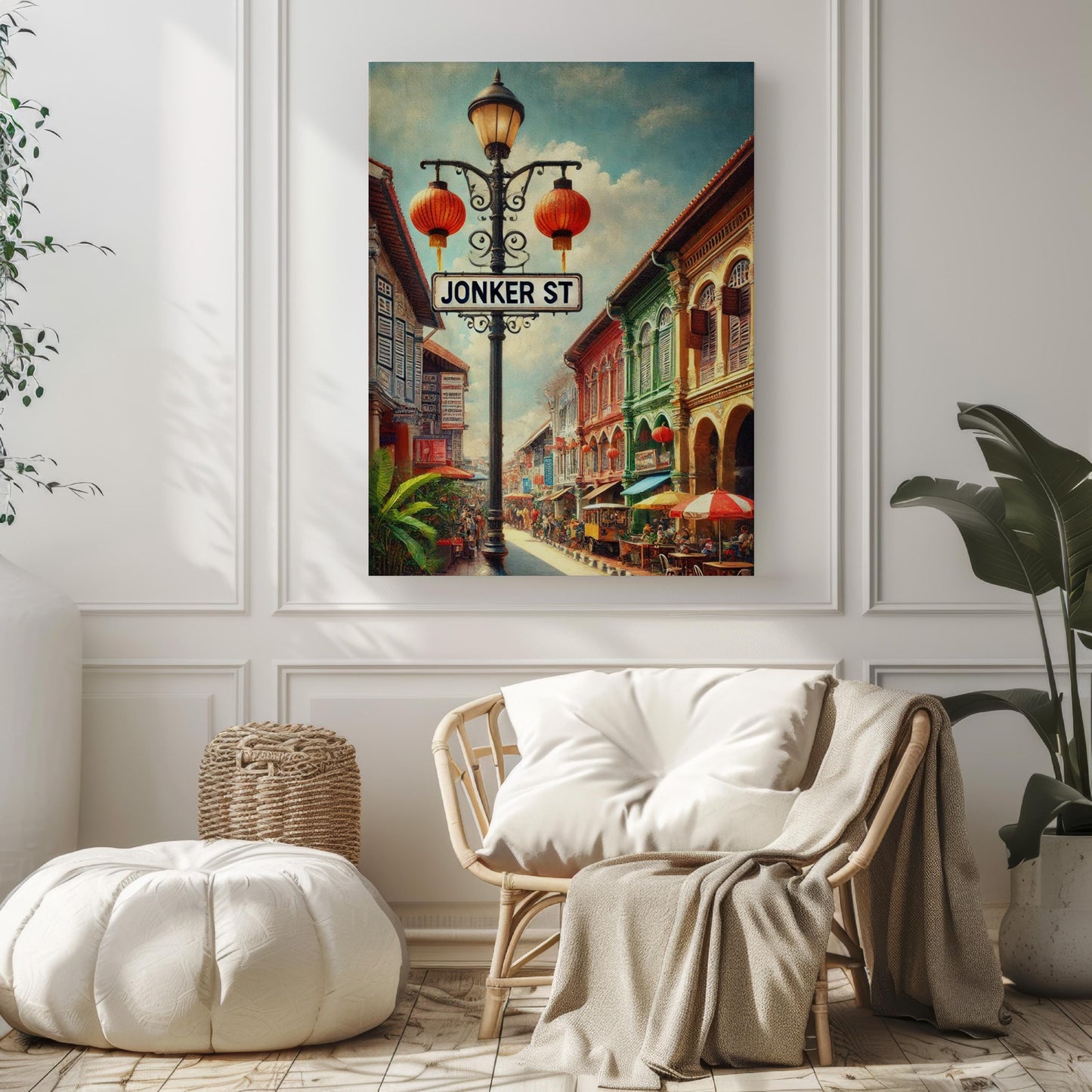 Print Jonker St Wall Art - Malacca Travel Poster, Malaysian Souvenir, Housewarming Gift, Jonker Street Print, Travel Wall Decor